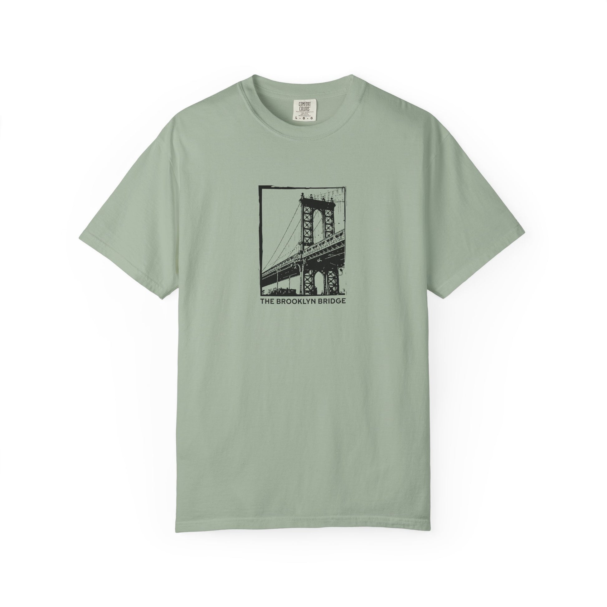 Brooklyn Bridge Sketch T-Shirt — Vintage Cityscape Tee