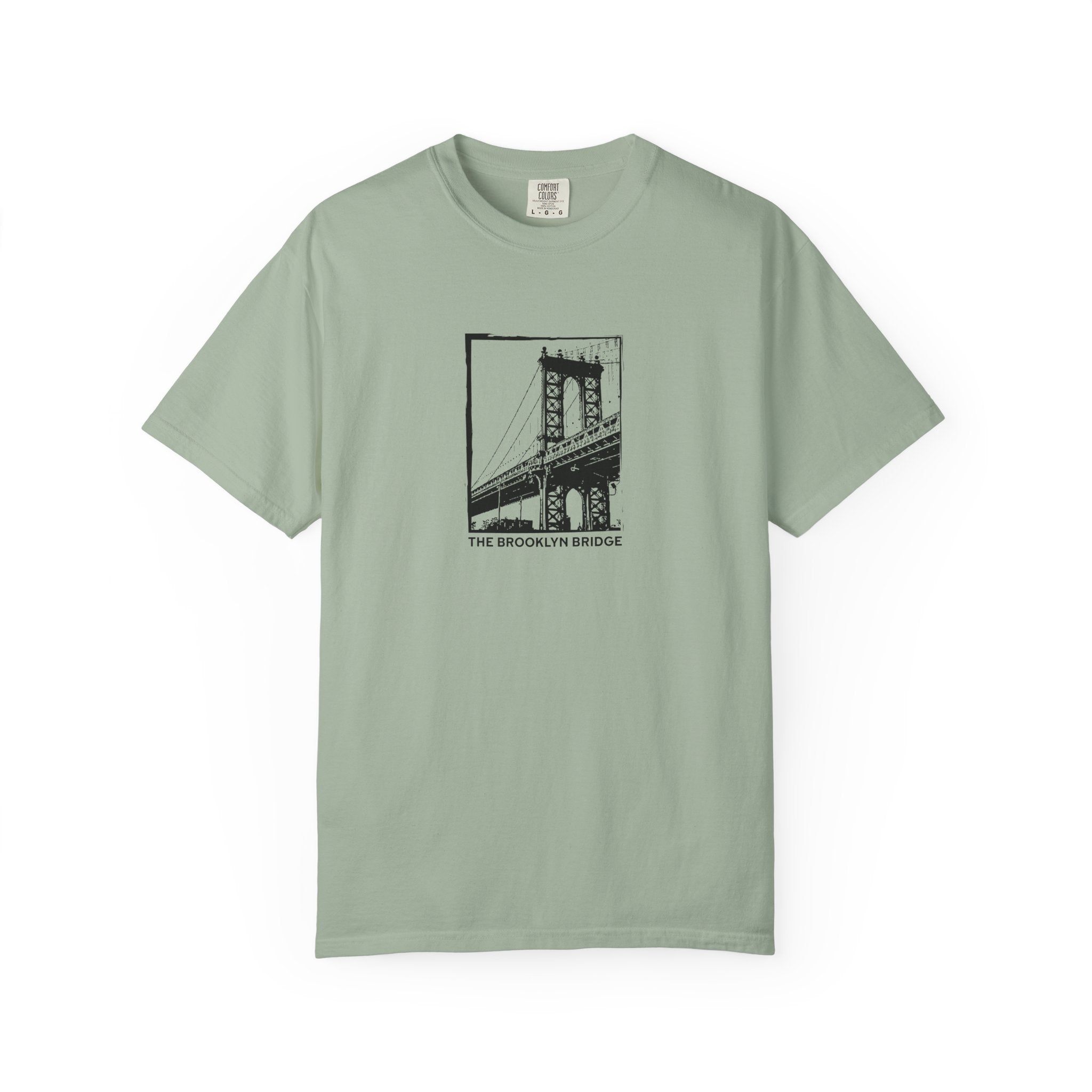 Brooklyn Bridge Sketch T-Shirt — Vintage Cityscape Tee