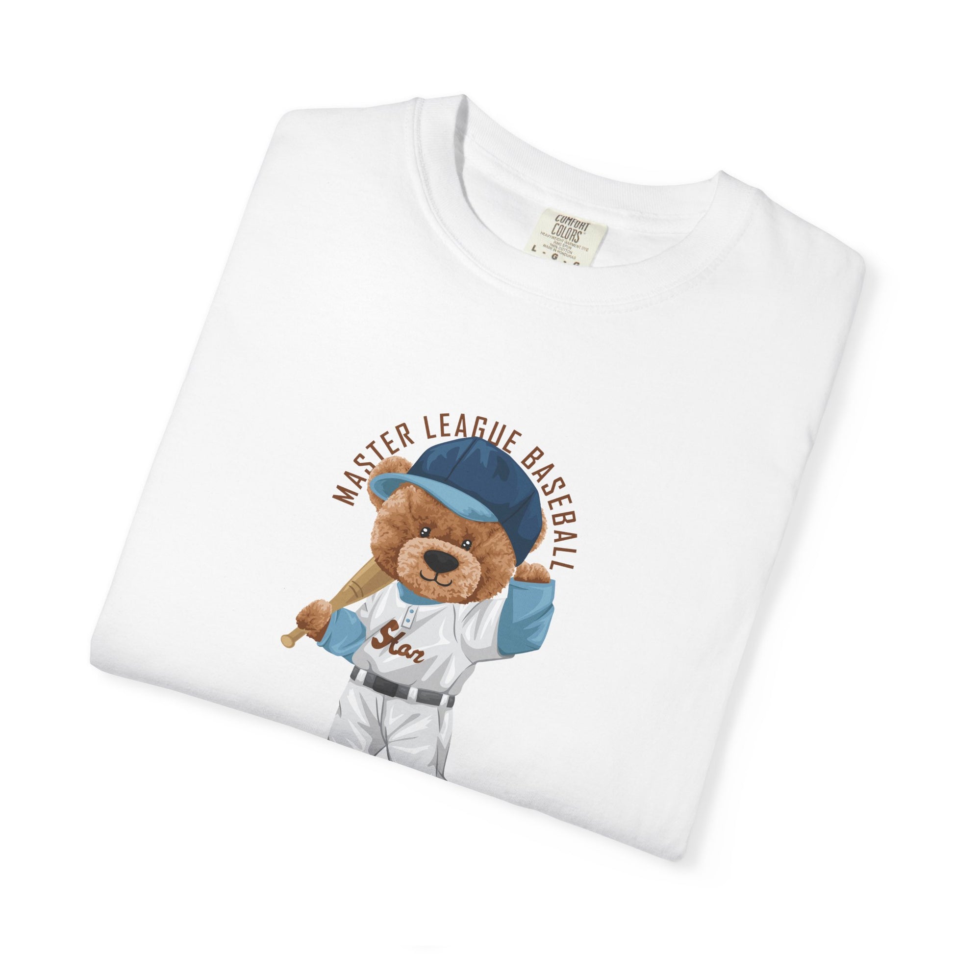 Baseball Bear T-Shirt — Cute Batter Teddy Graphic Tee (Team Spirit, Fan Gift) lifestyle