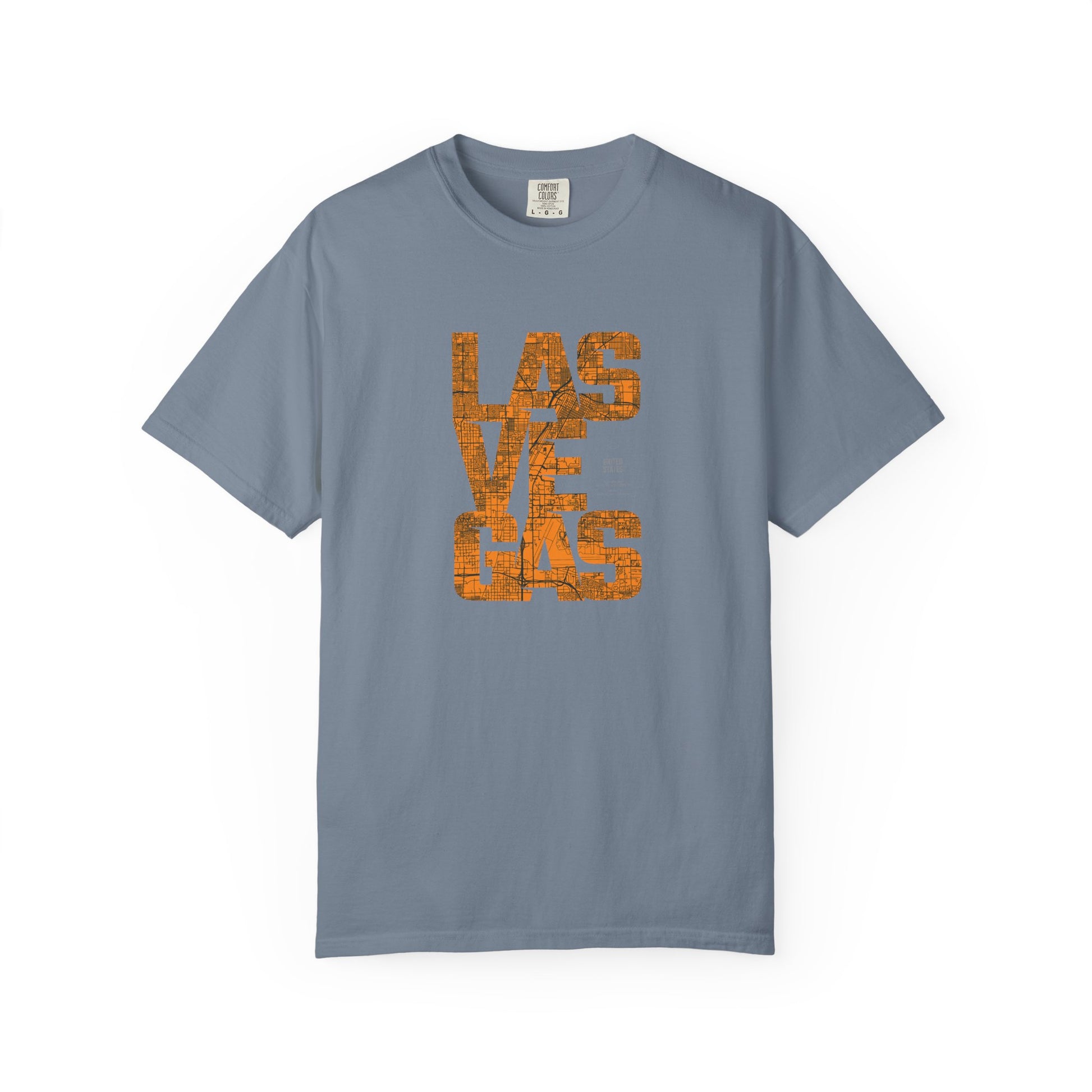 Las Vegas Vintage Text T-Shirt — Retro Desert Casino Tee