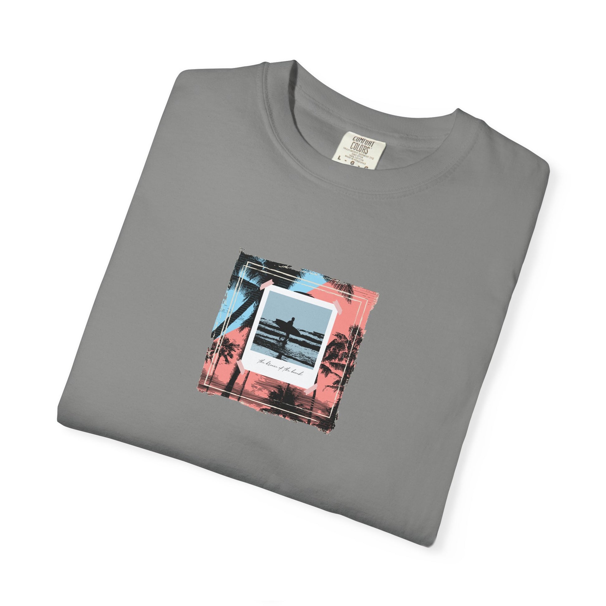 T-Shirt — Retro Palm Beach Sunset Graphic Tee