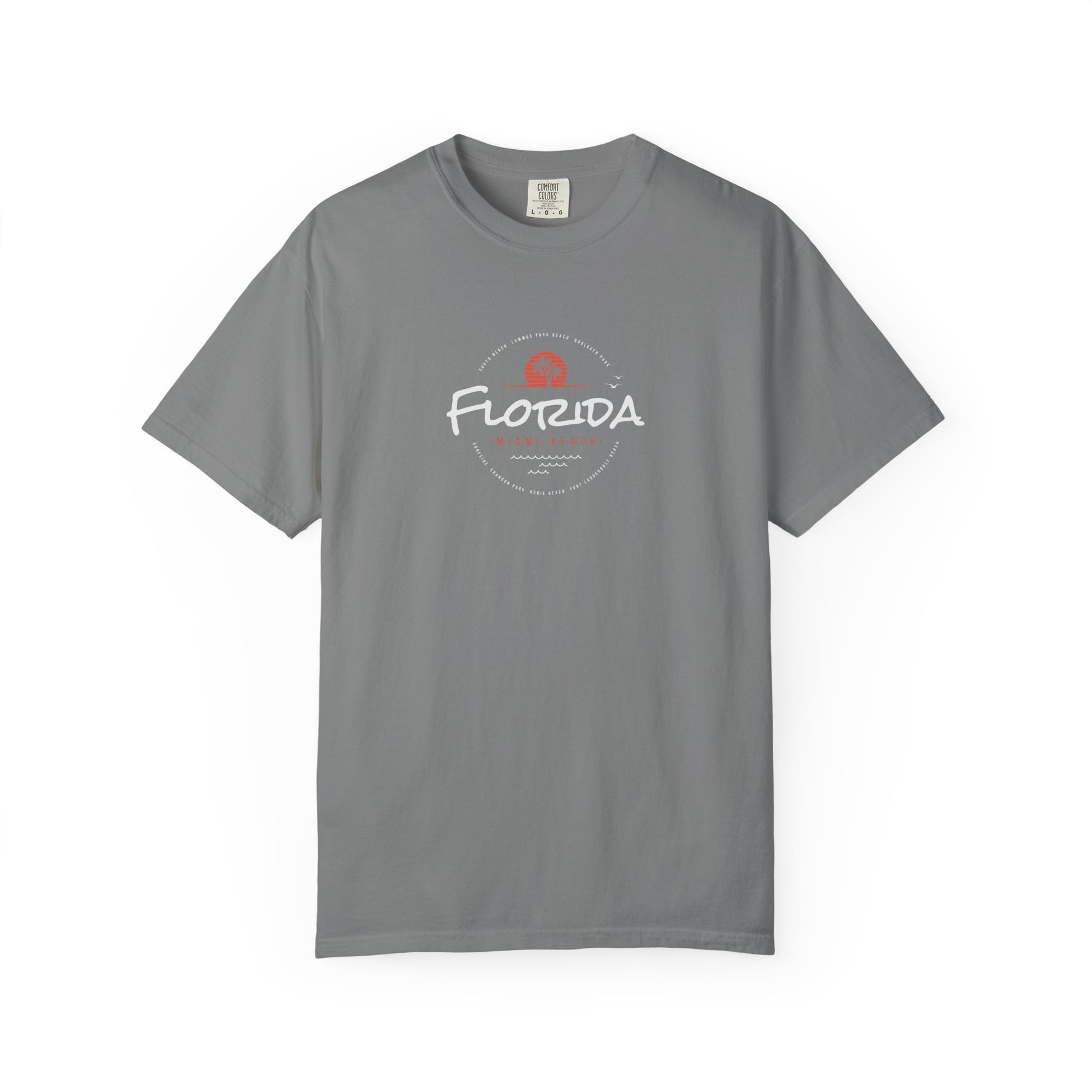 Gray t-shirt with florida- text
