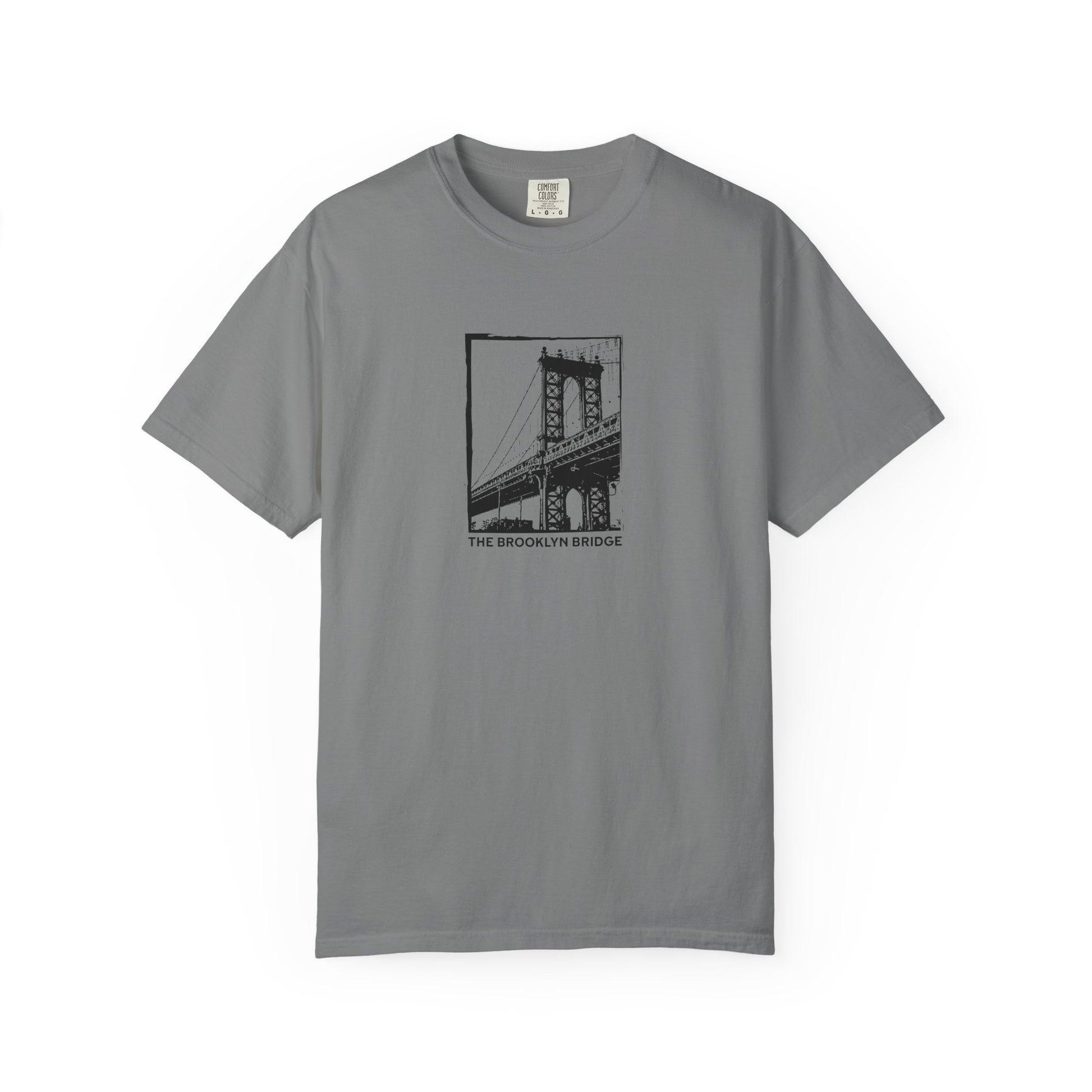 Brooklyn Bridge Sketch T-Shirt — Vintage Cityscape Tee