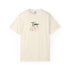 urfer carrying surfboard minimal brushstroke graphic t shirt