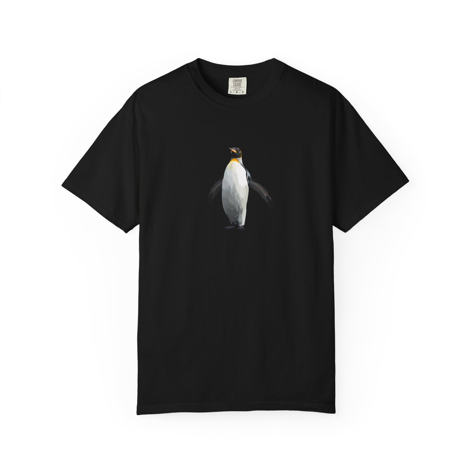 Penguin Graphic T-Shirt – Minimal King Penguin Illustration world