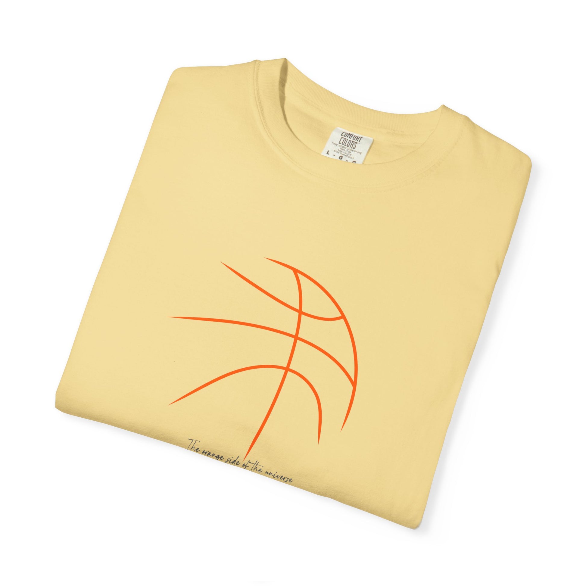 Basketball Outline T-Shirt — Minimal Line Art "Love of the Game" Sport