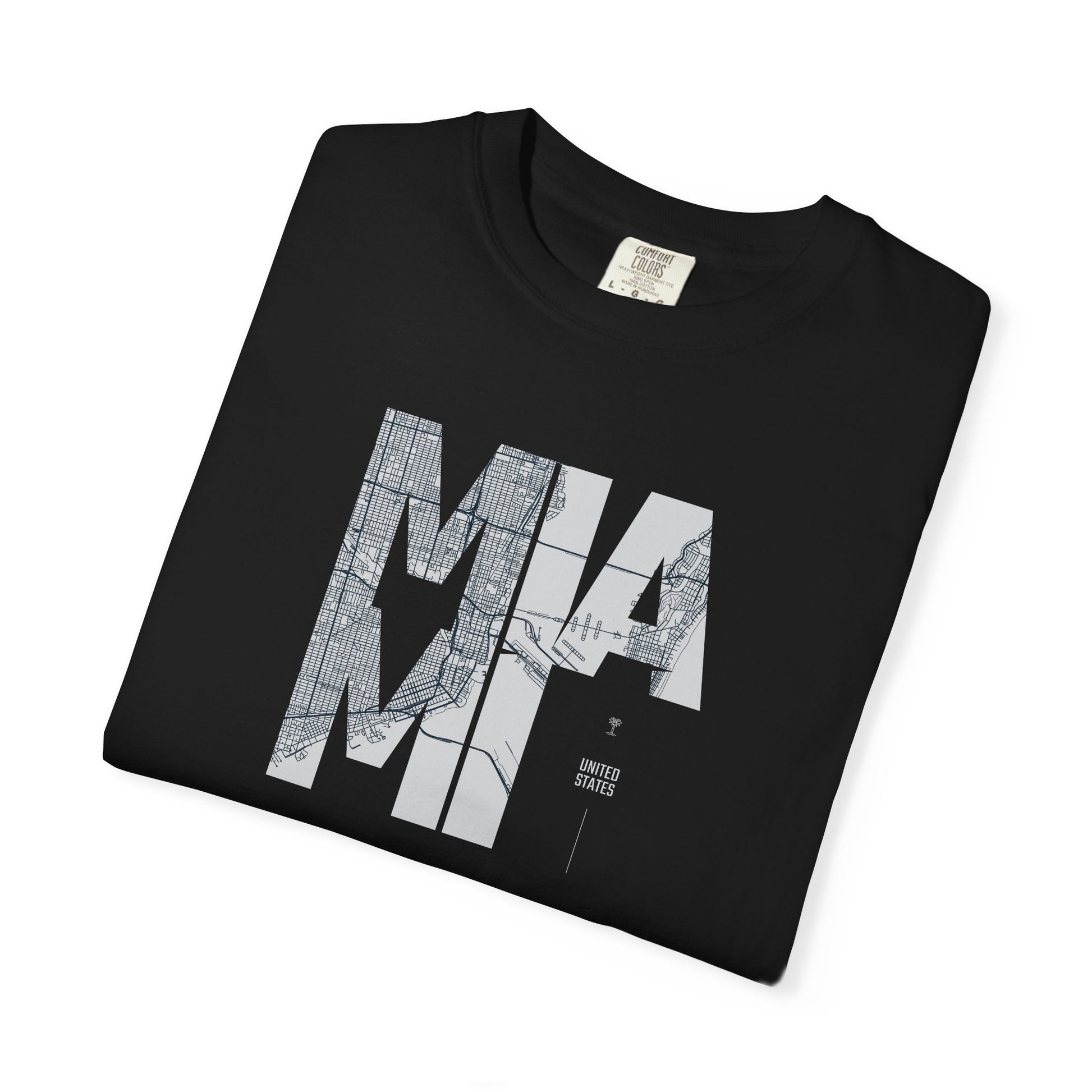 MIA Surf Photo Graphic T-Shirt — Distressed Beach Vibes Tee