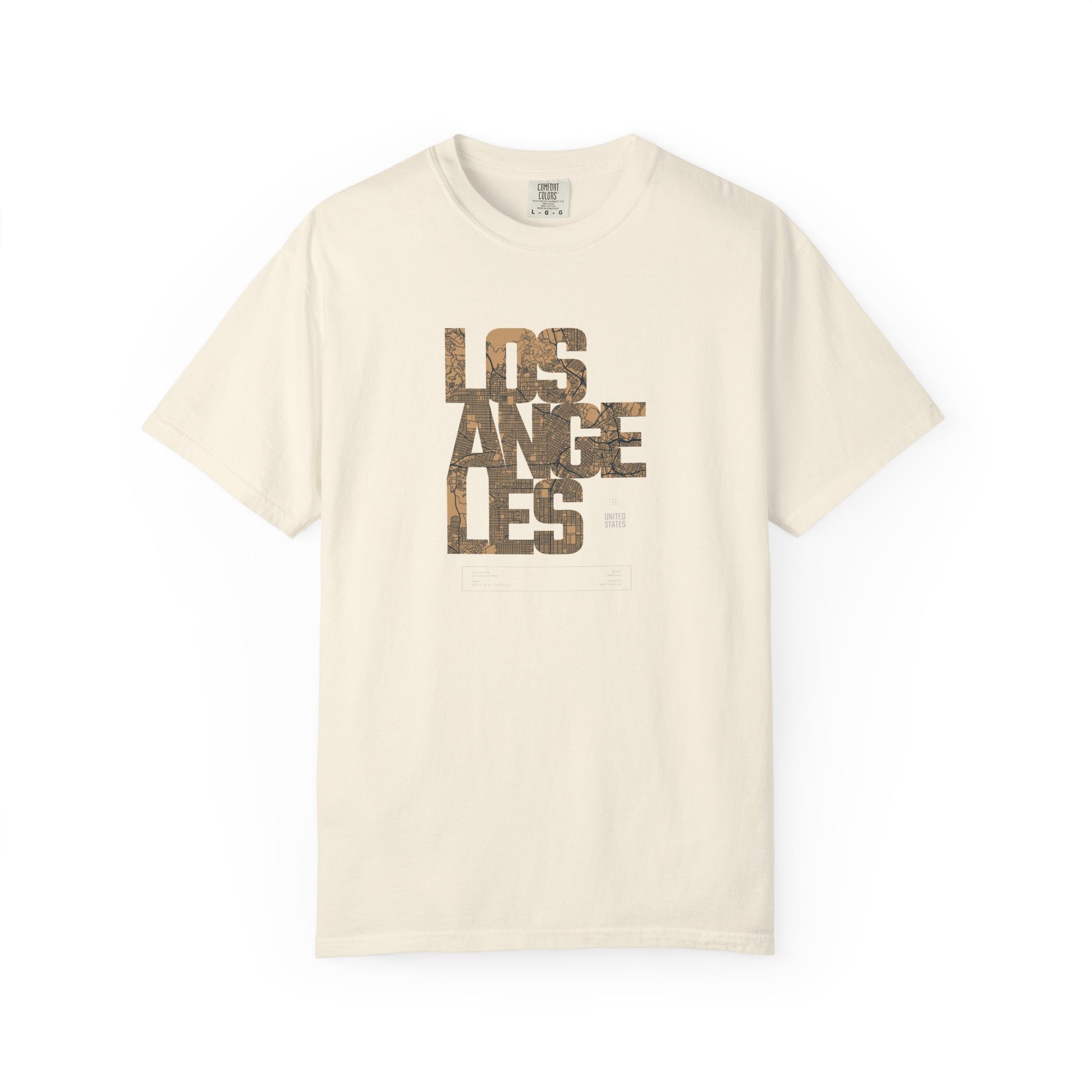 Los Angeles Camo Text T-Shirt — City Graphic Tee