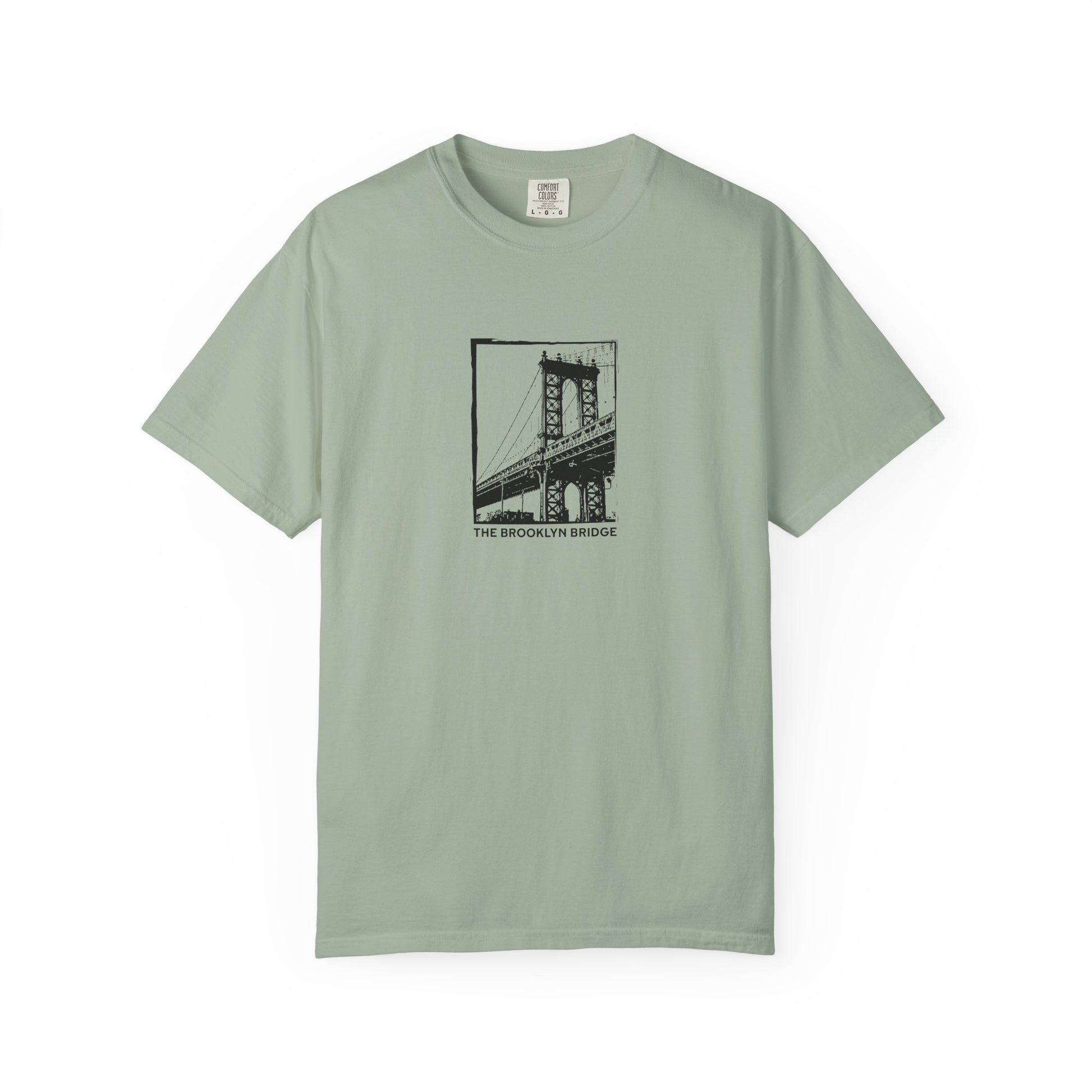 Brooklyn Bridge Sketch T-Shirt — Vintage Cityscape Tee