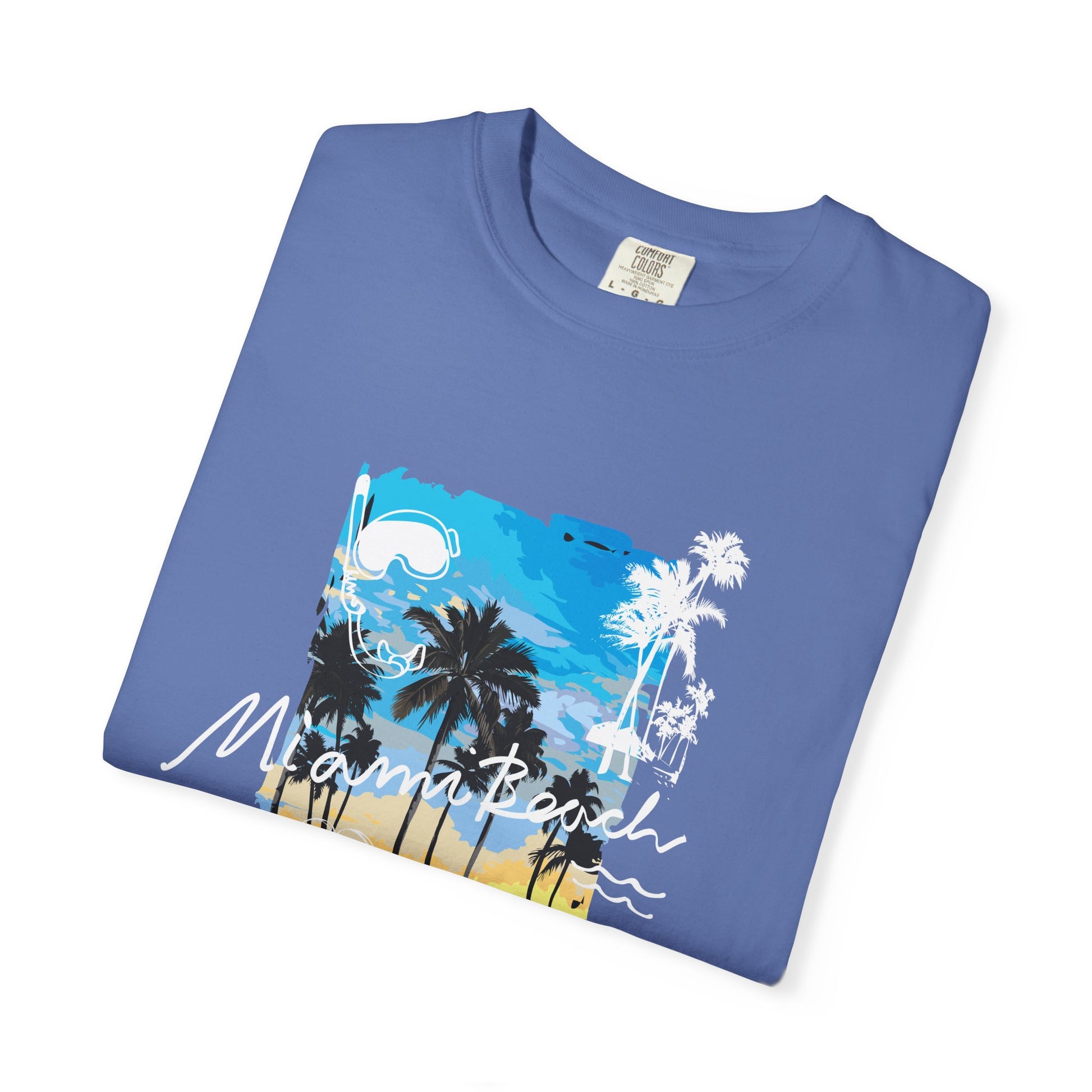 Maui Beach T-Shirt — "Stay Chill & Relax" Tropical Palm Sunset Tee