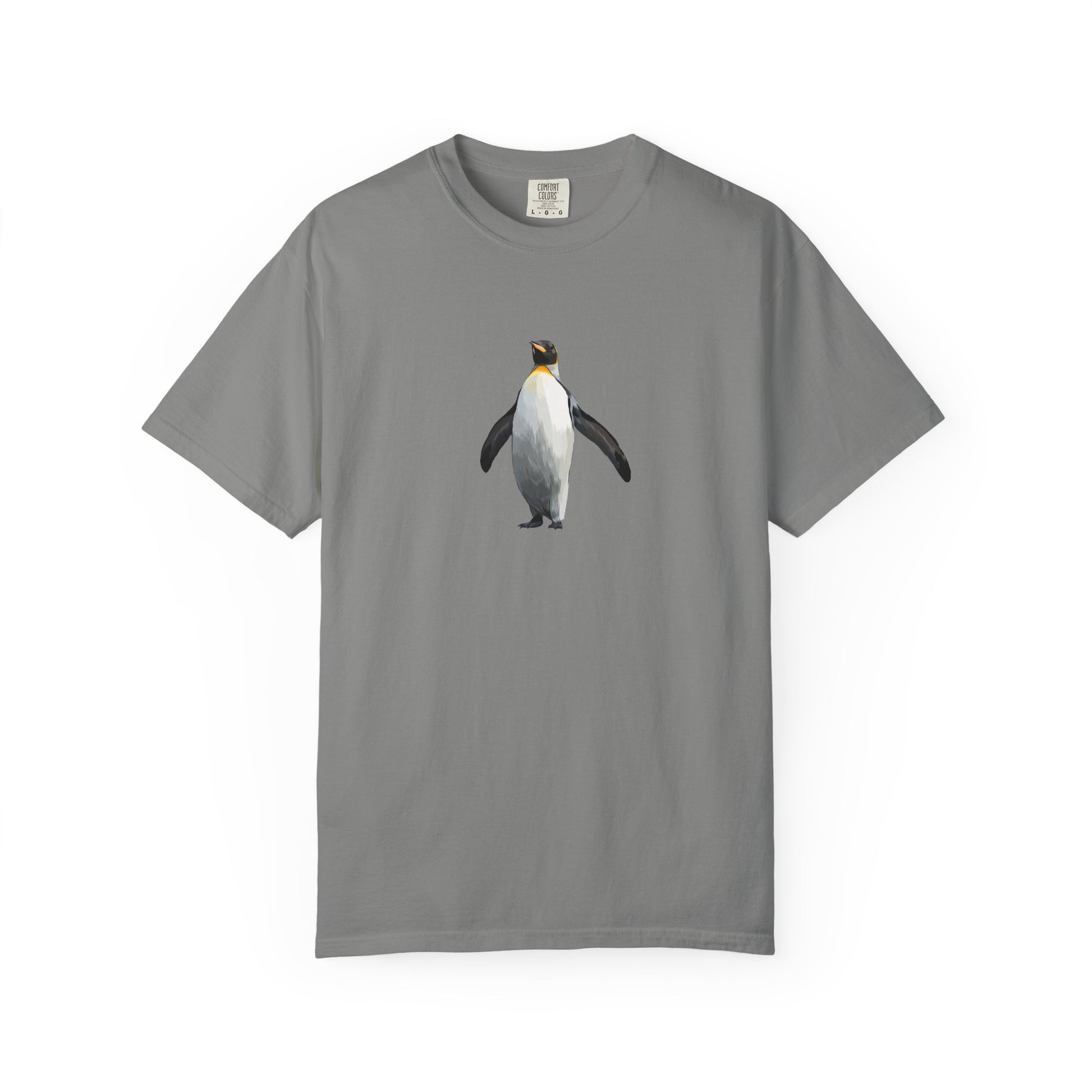 Penguin Graphic T-Shirt – Minimal King Penguin Illustration world