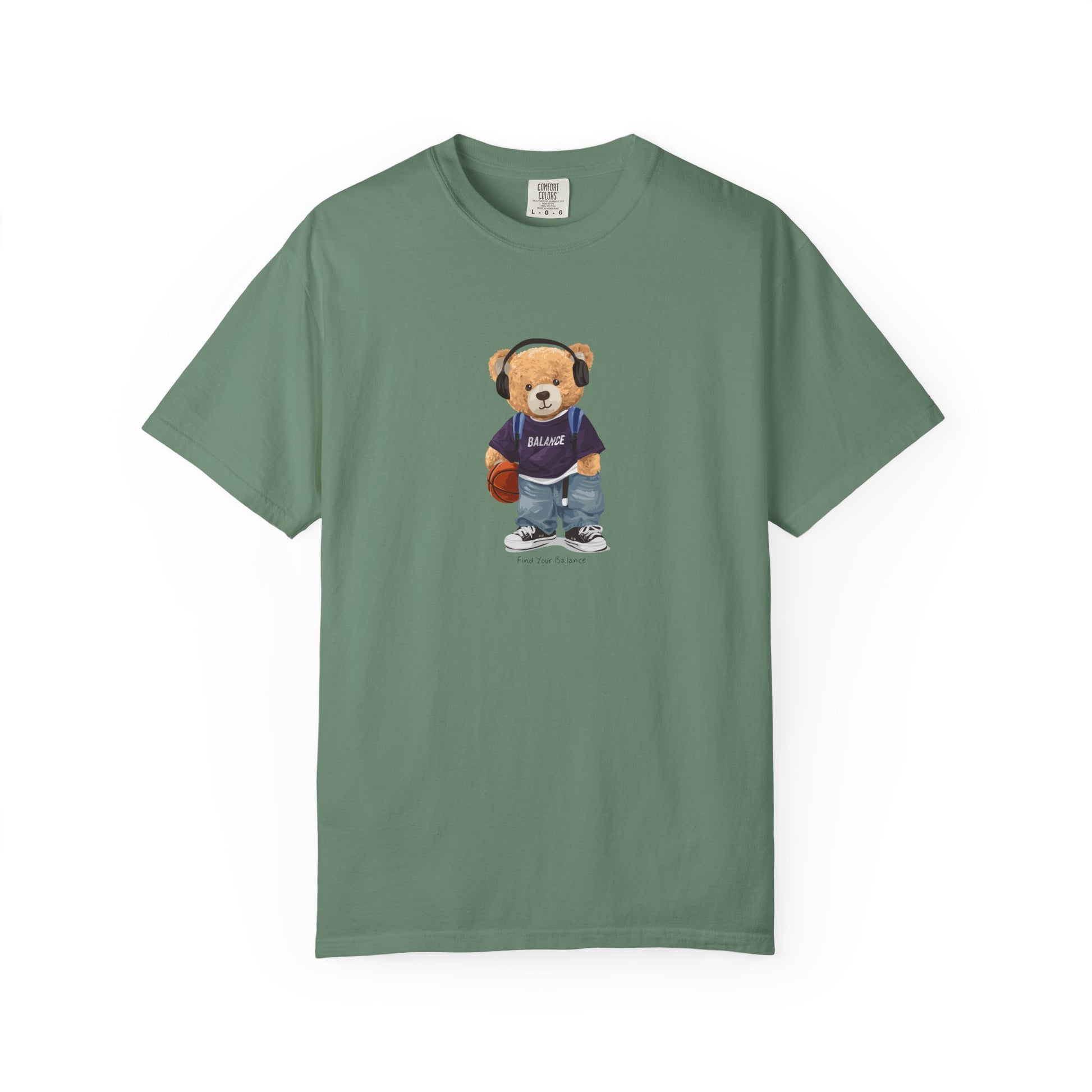 Teddy Bear Basketball Tee - Bear Graphic T-Shirt