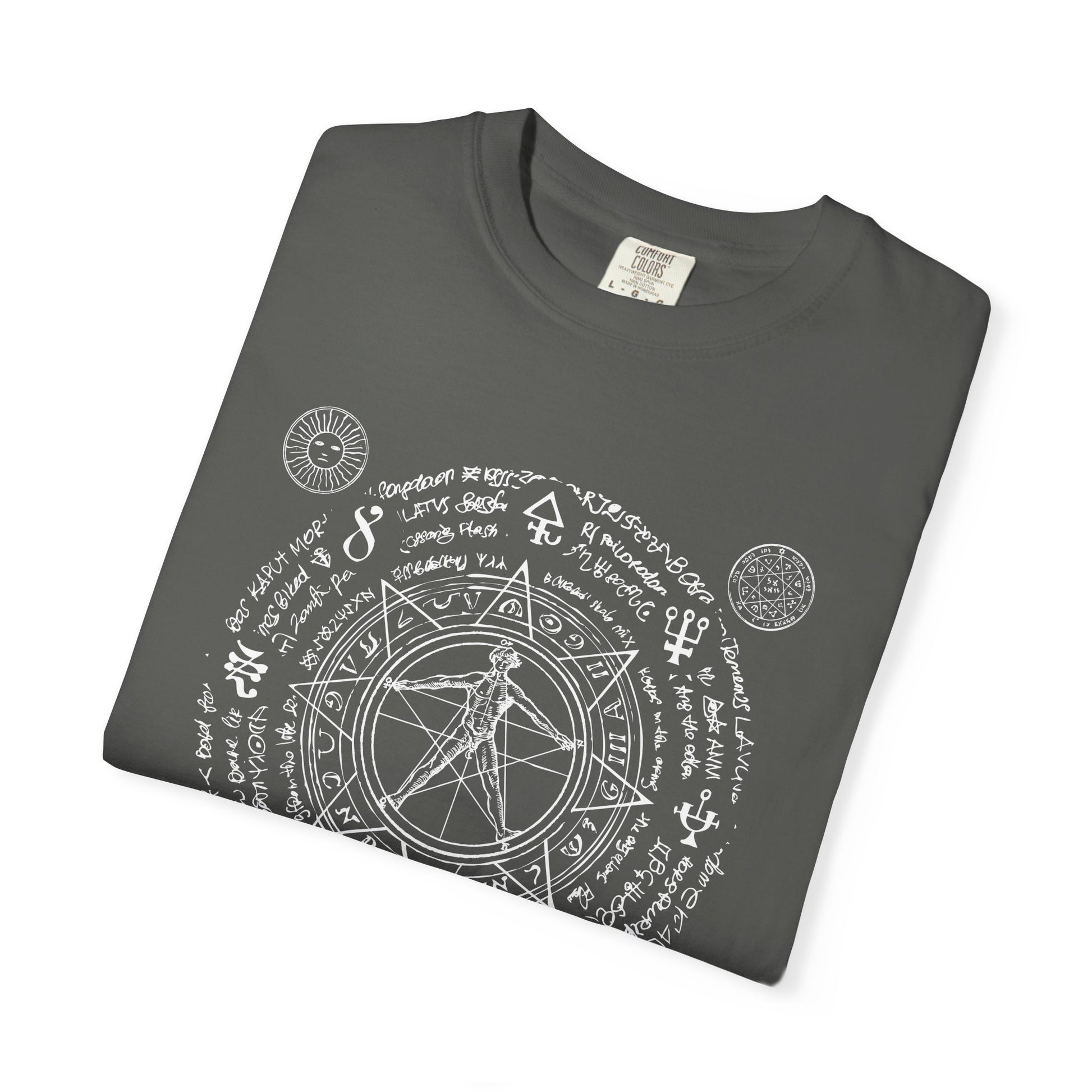 Alchemy Sigil T-Shirt — Occult Magic Circle Graphic Tee