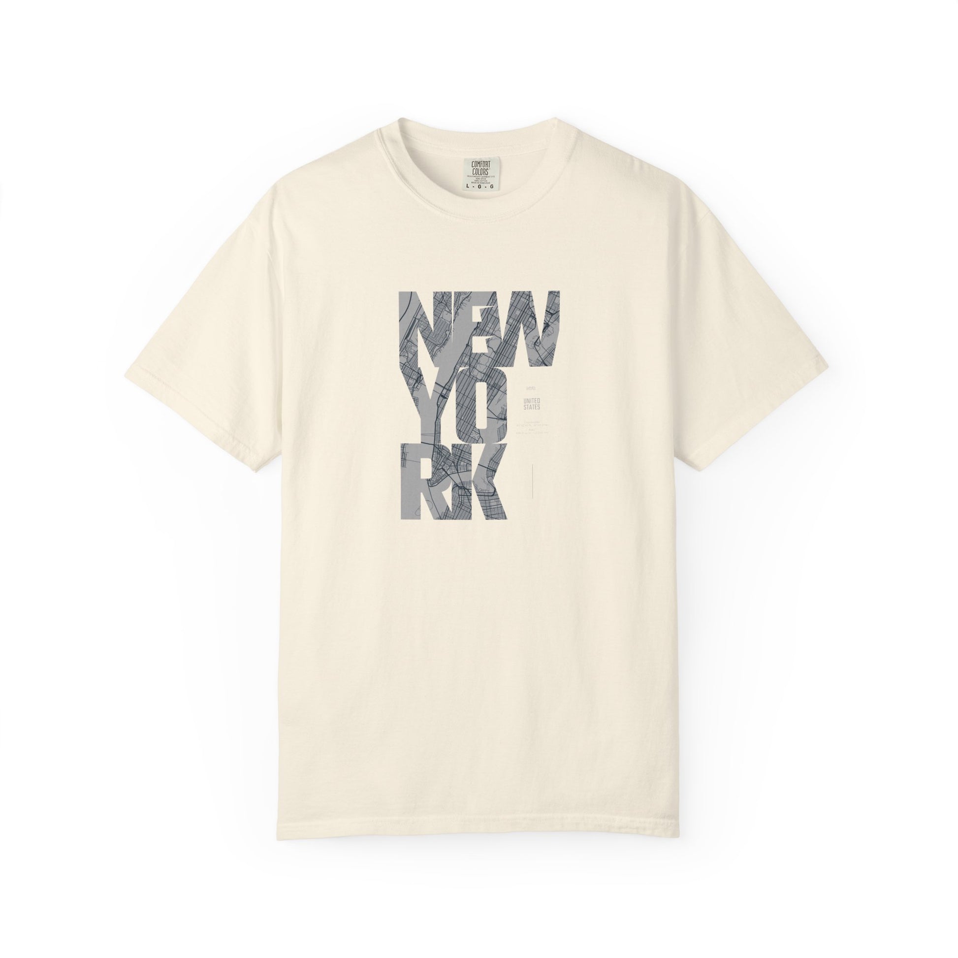 New York Marble Text T-Shirt — Graphic City Tee