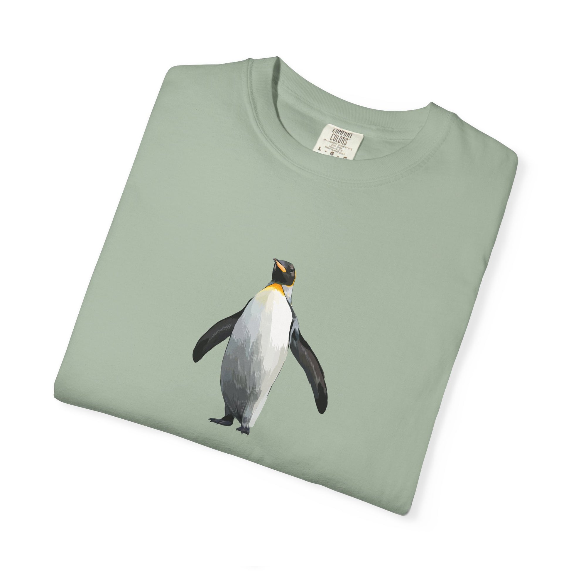Penguin Graphic T-Shirt – Minimal King Penguin Illustration world