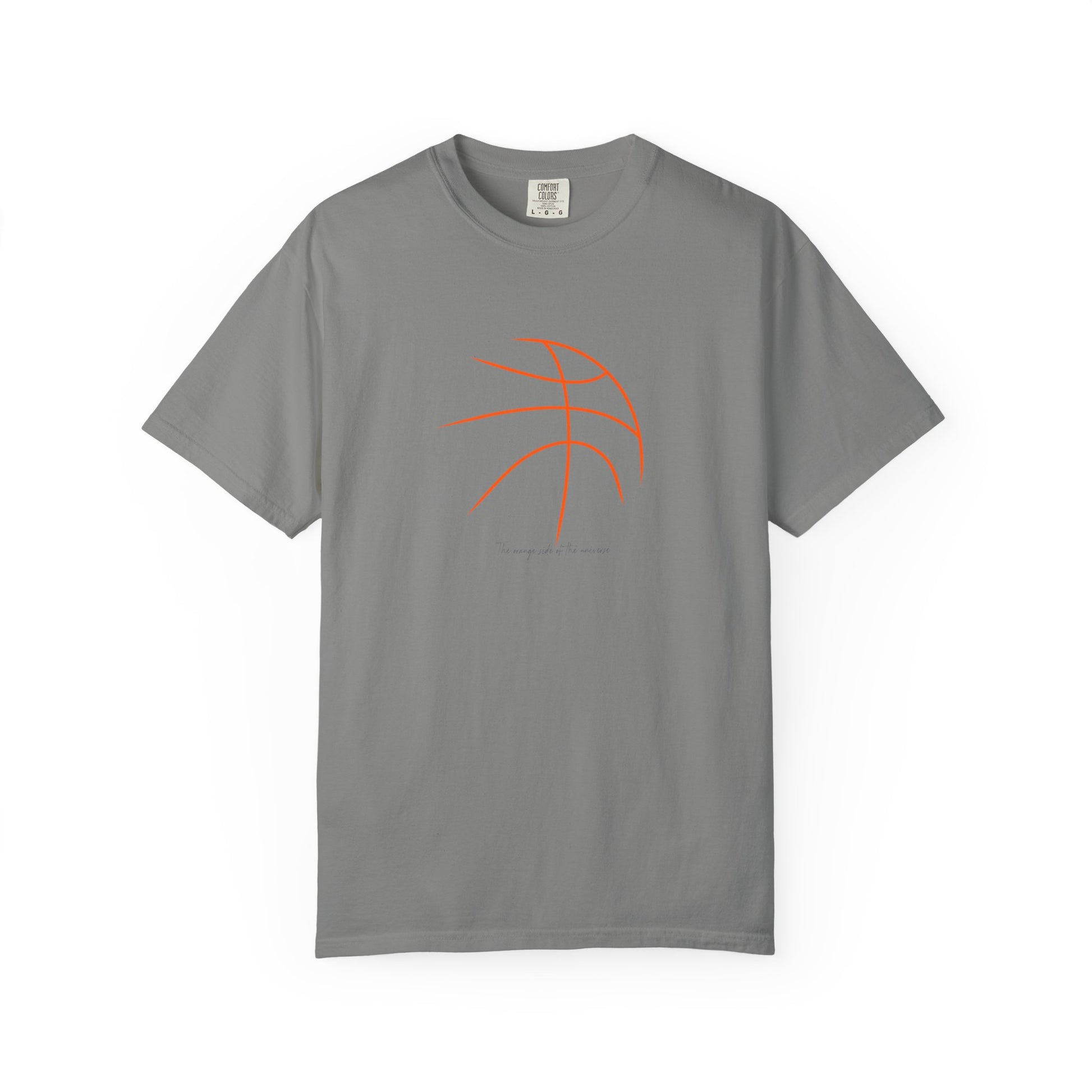 Basketball Outline T-Shirt — Minimal Line Art "Love of the Game" Sport