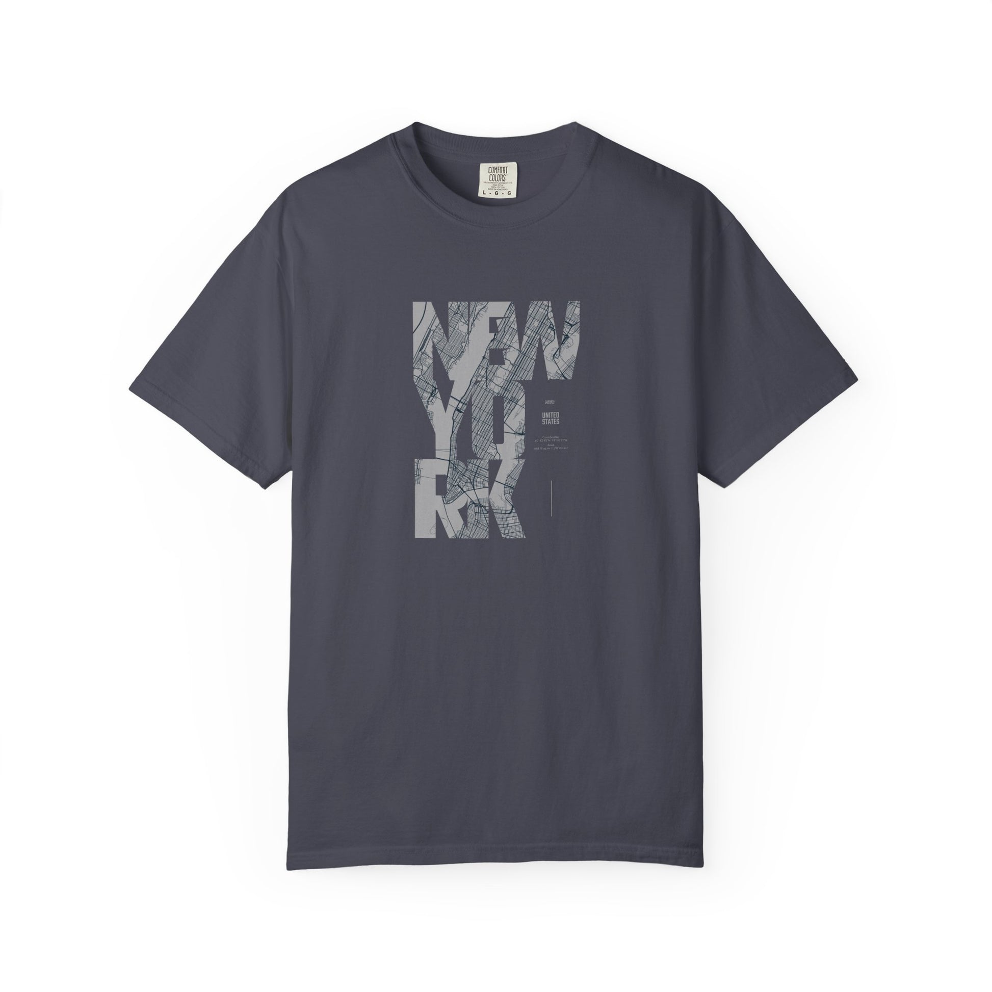 New York Marble Text T-Shirt — Graphic City Tee