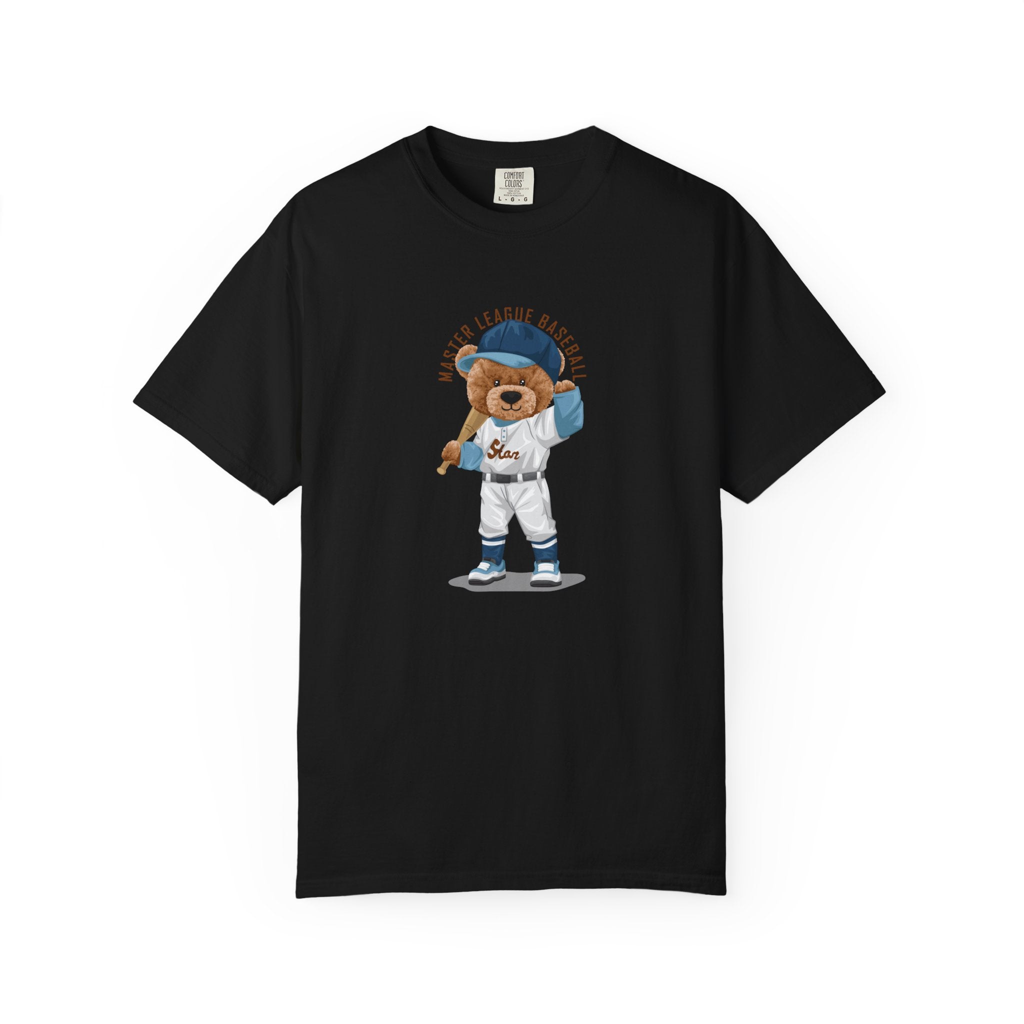 Baseball Bear T-Shirt — Cute Batter Teddy Graphic Tee (Team Spirit, Fan Gift) lifestyle