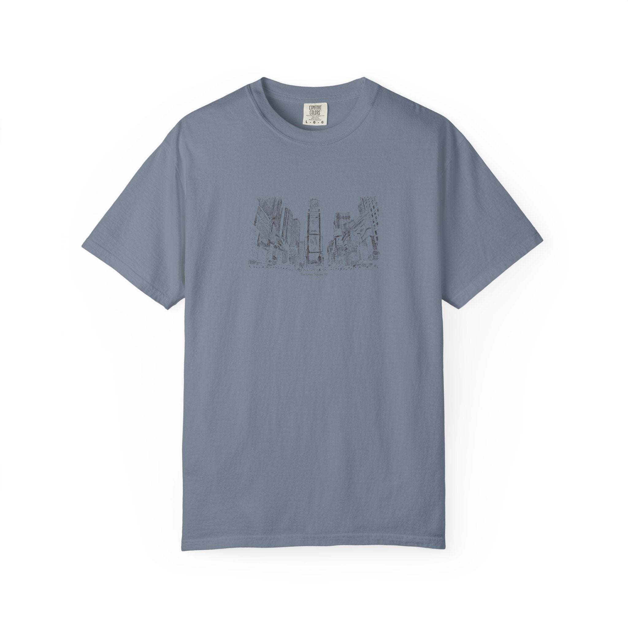 City Sketch T-Shirt – Minimal New York Skyline Drawing Tee