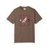 Maroon t-shirt with 'EAGLES' text on a white background