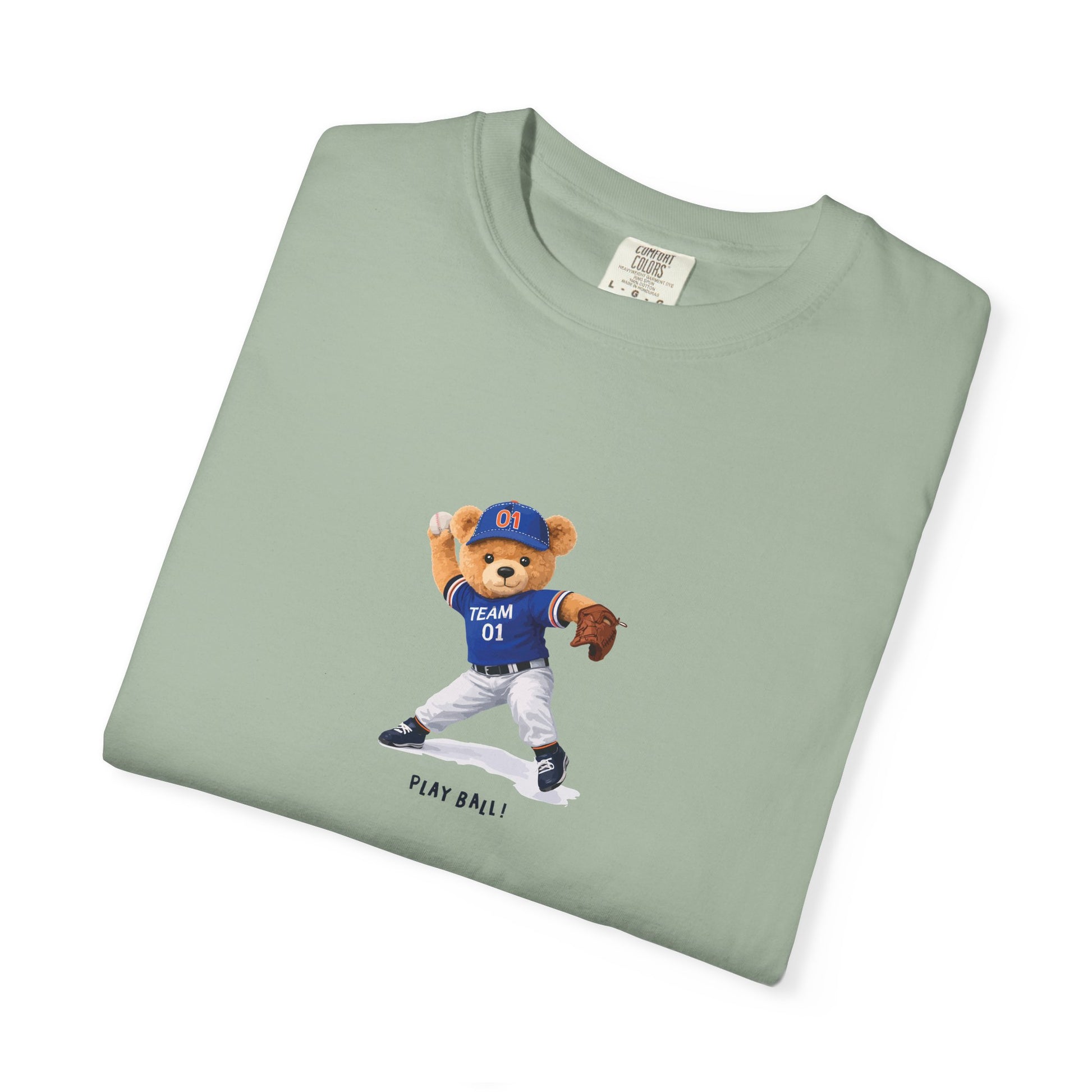 Baseball Mascot Pitcher T-Shirt — Cute Team Spirit Graphic Tee