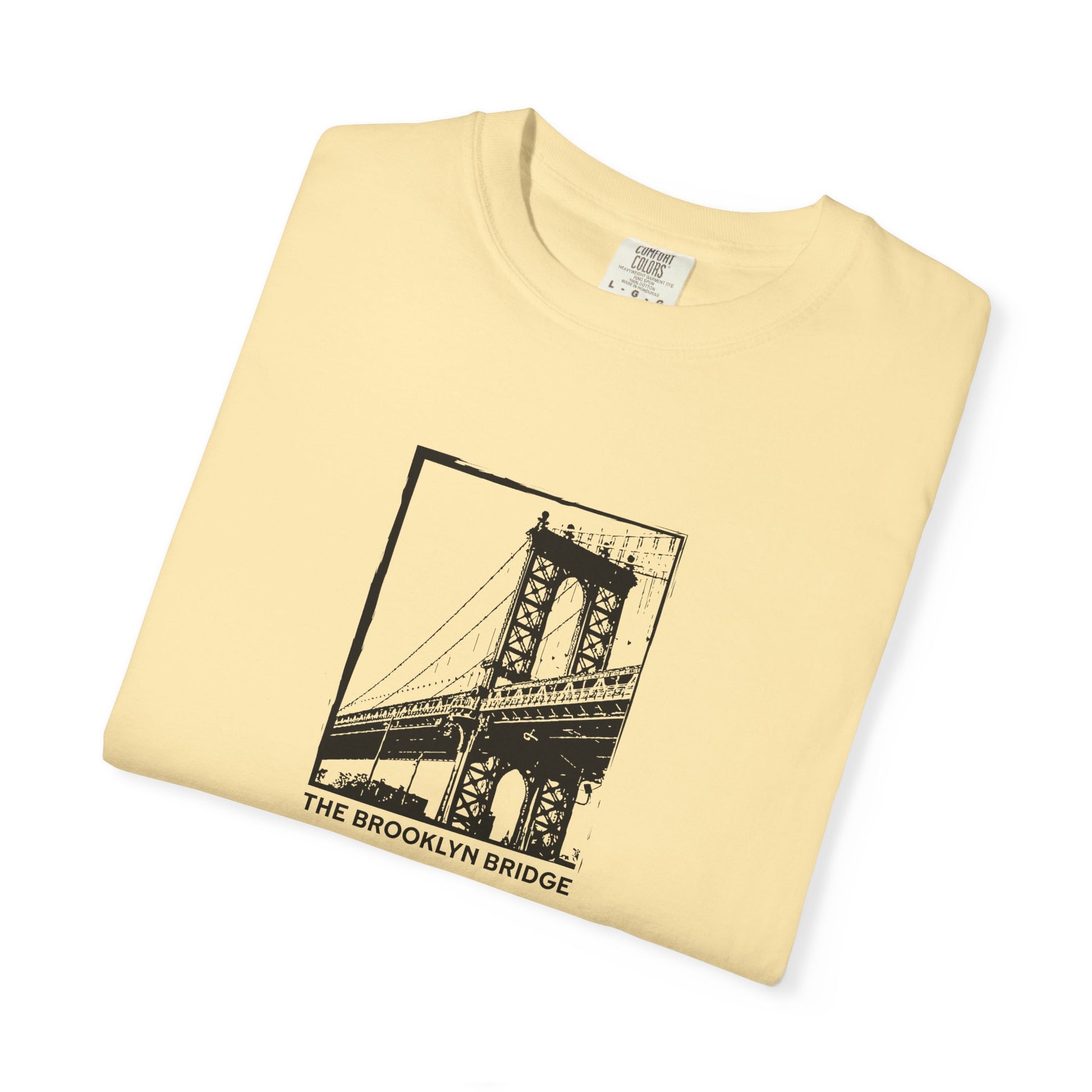 Brooklyn Bridge Sketch T-Shirt — Vintage Cityscape Tee