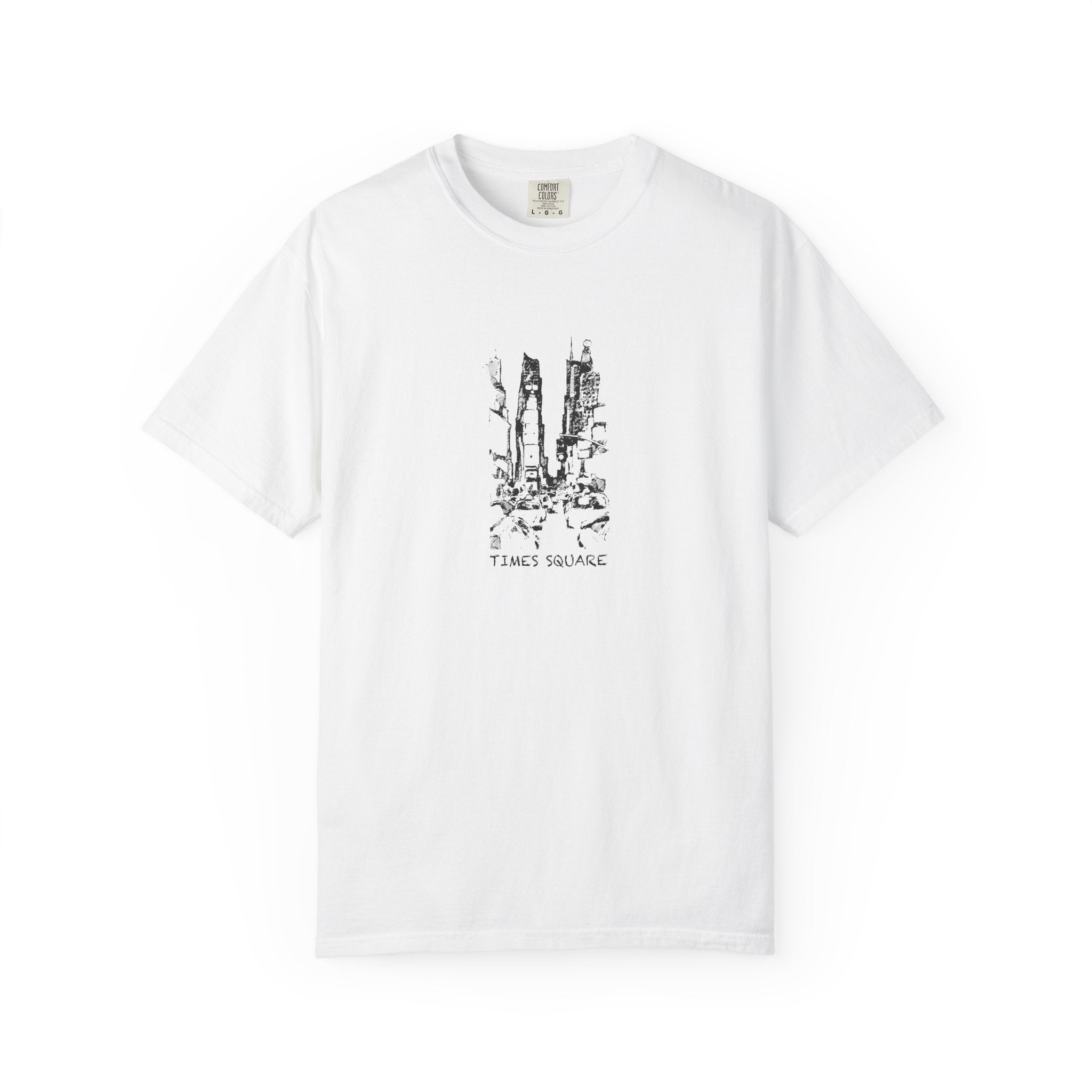 T-Shirt — Minimal Desert Cactus Sketch Tee (I Paint Smallcaps)