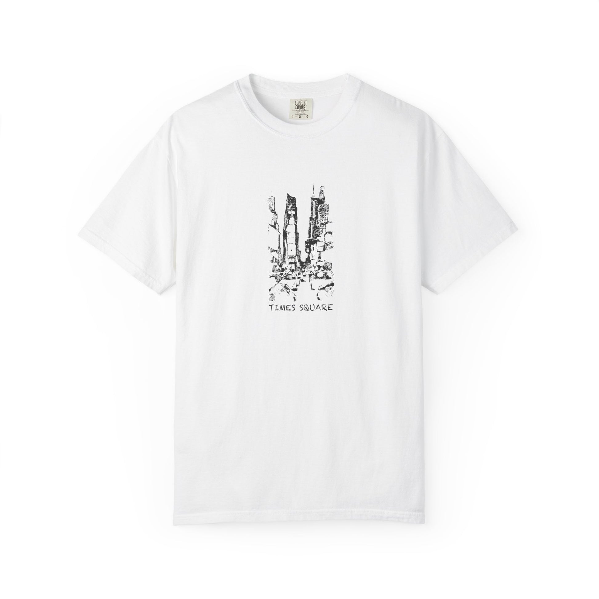 T-Shirt — Minimal Desert Cactus Sketch Tee (I Paint Smallcaps)