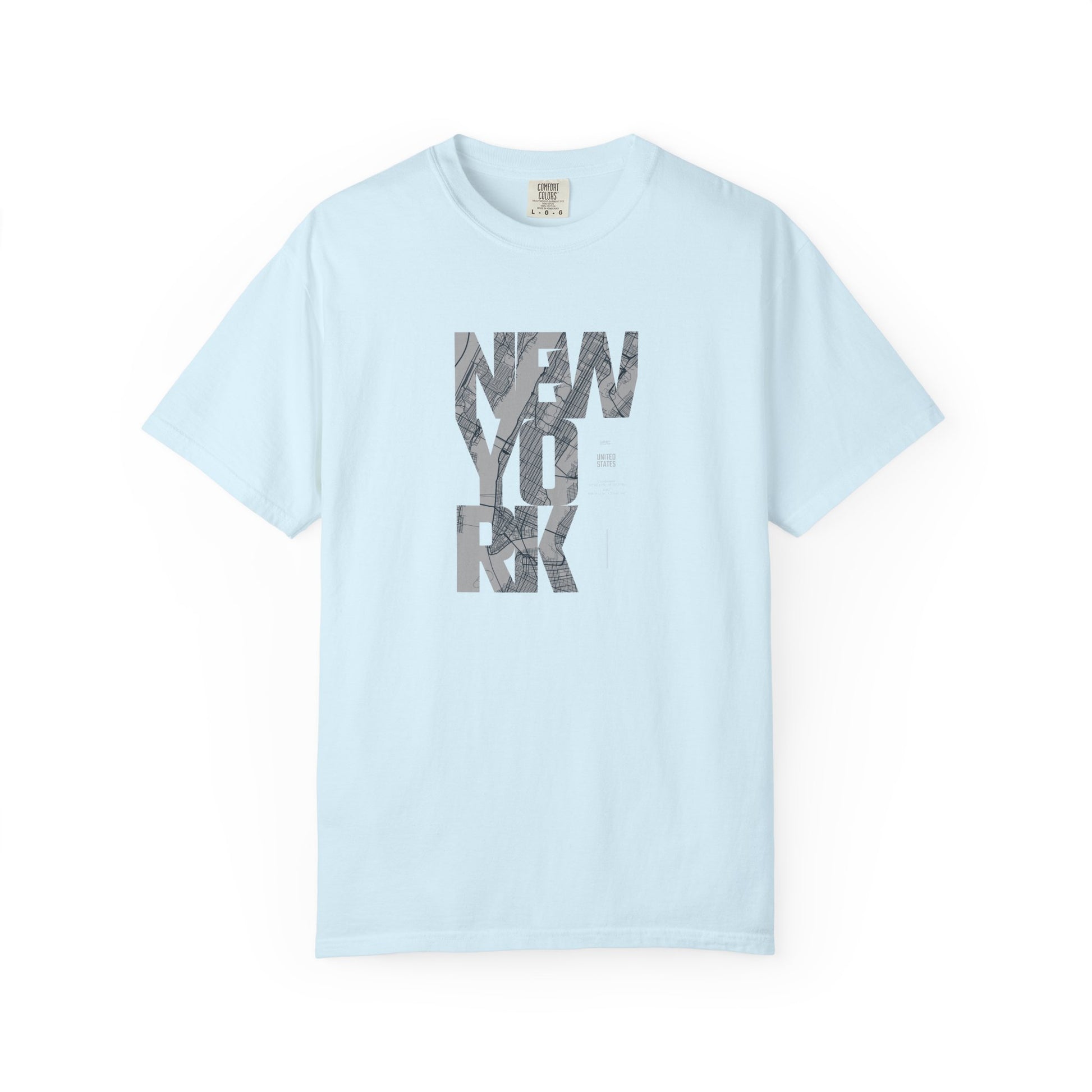 New York Marble Text T-Shirt — Graphic City Tee