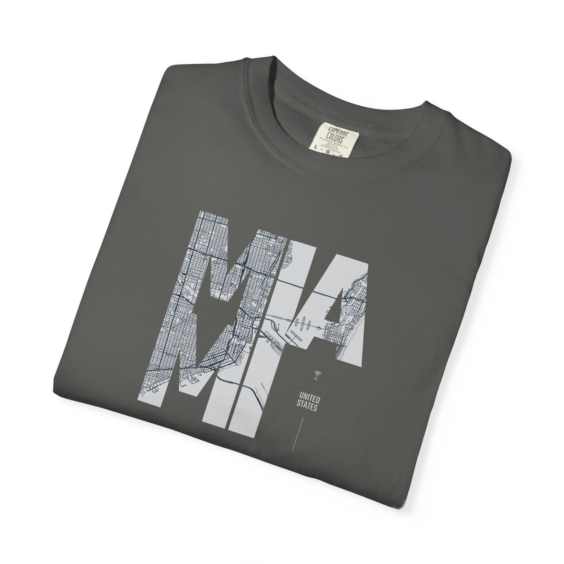 MIA Surf Photo Graphic T-Shirt — Distressed Beach Vibes Tee