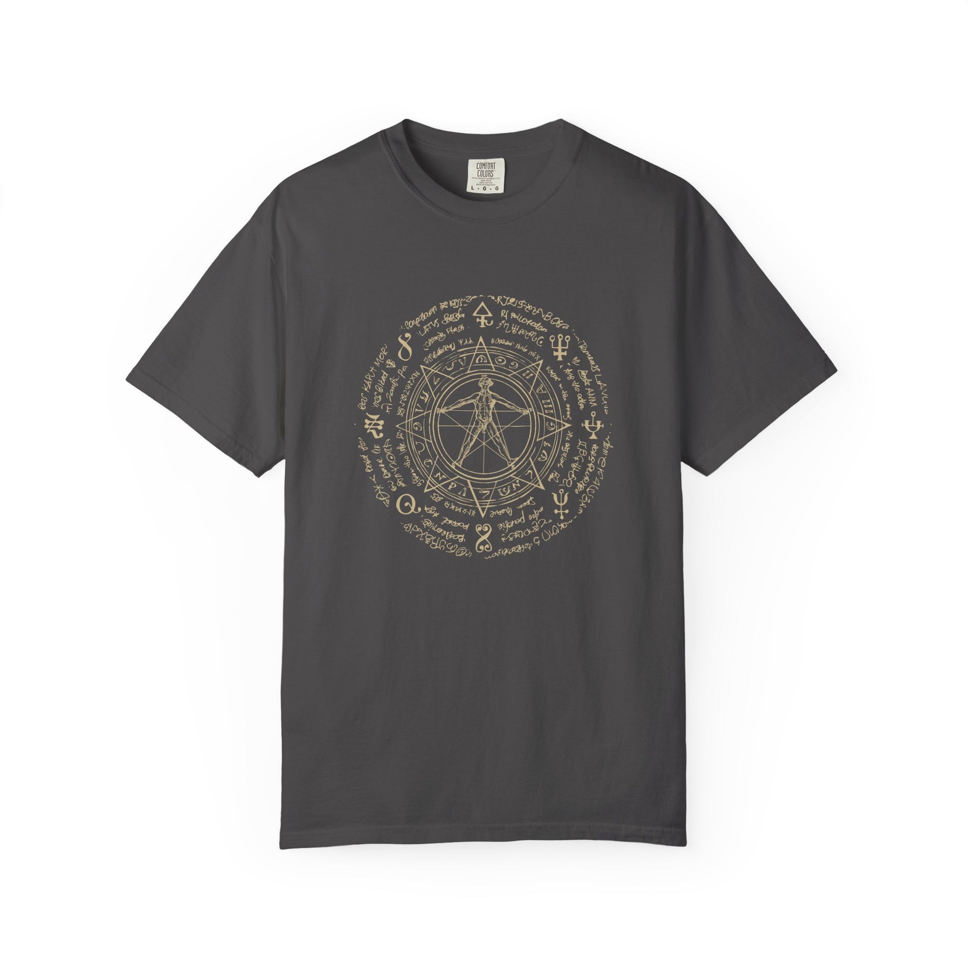 Alchemy Circle T-Shirt — Vintage Occult Symbol Graphic Tee