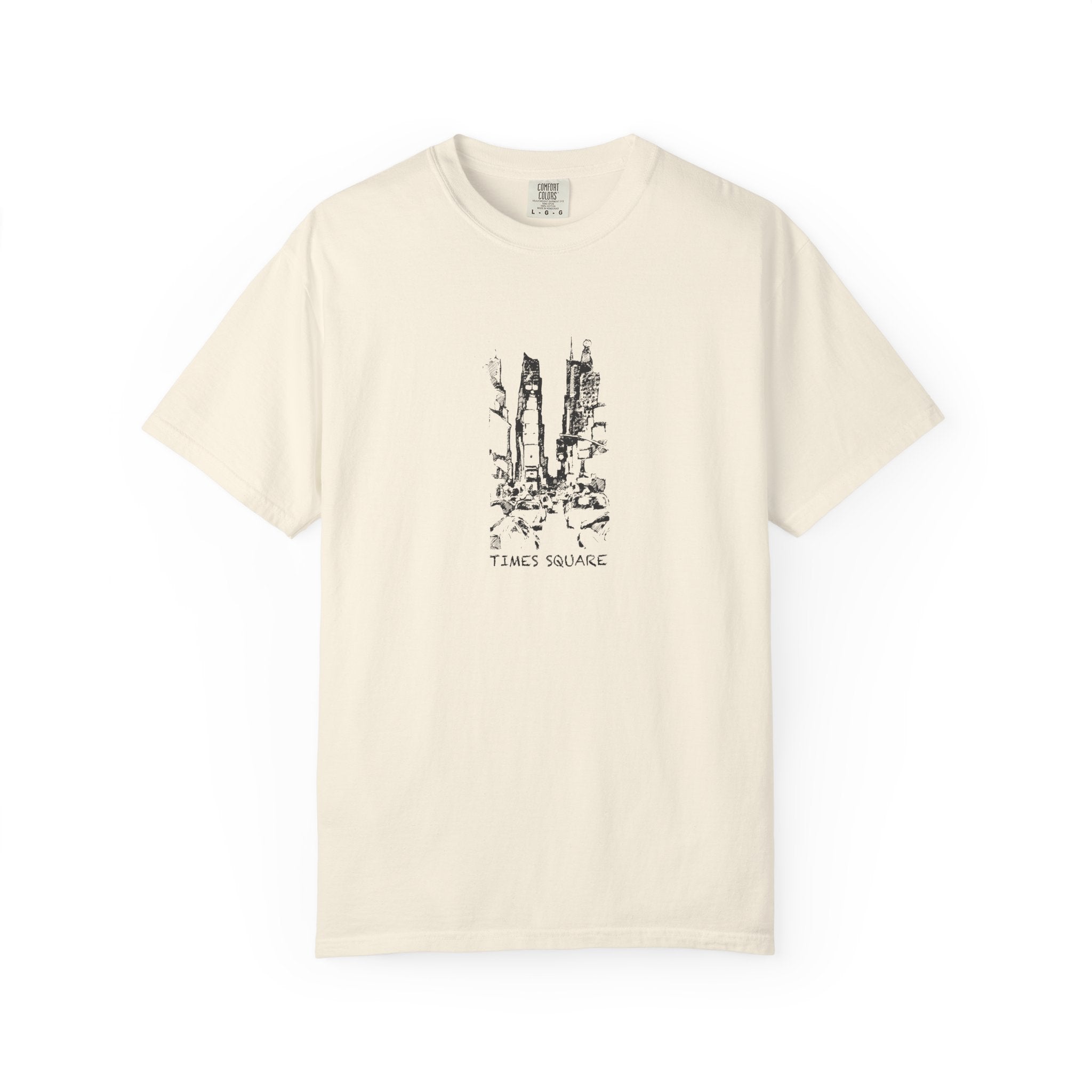 T-Shirt — Minimal Desert Cactus Sketch Tee (I Paint Smallcaps)