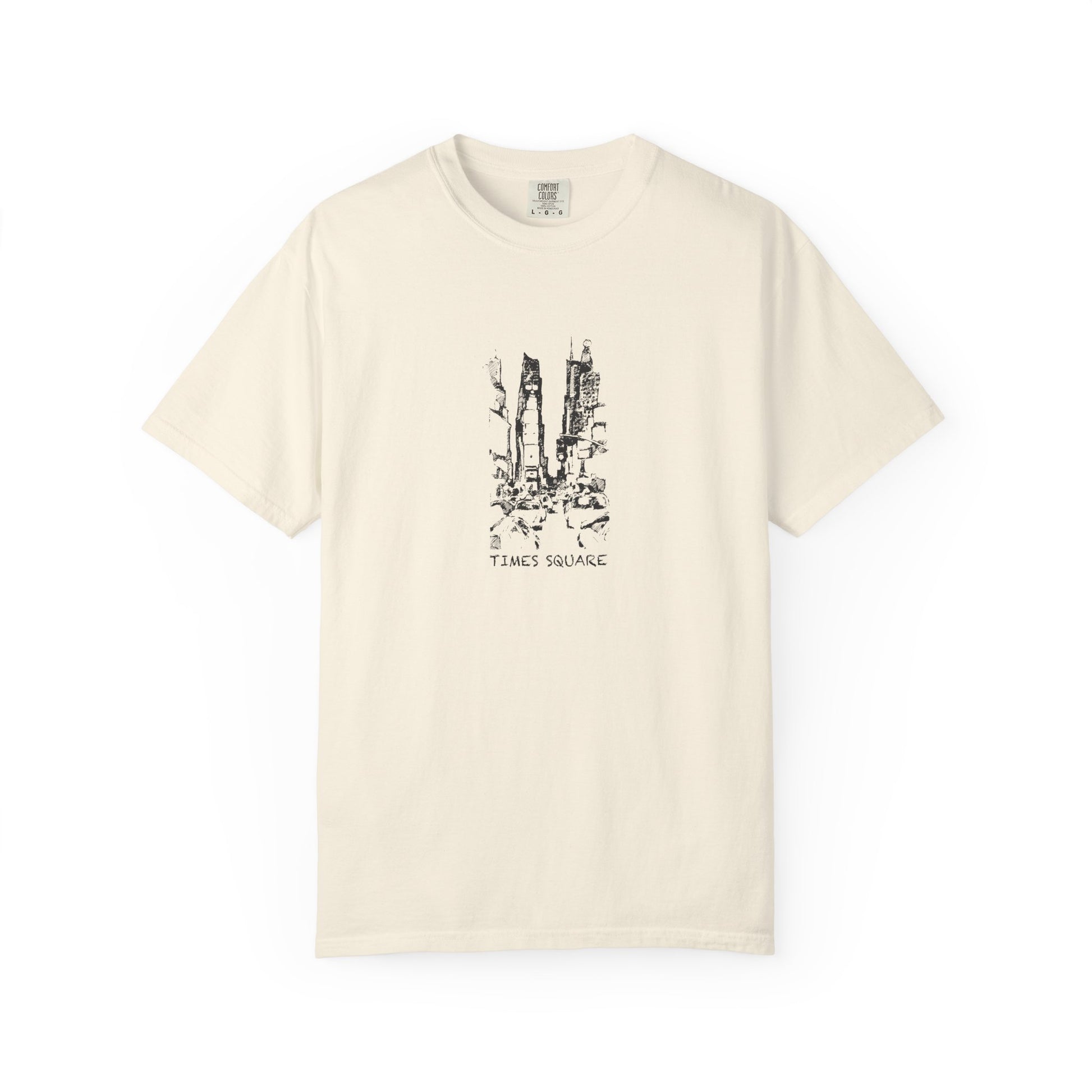 T-Shirt — Minimal Desert Cactus Sketch Tee (I Paint Smallcaps)