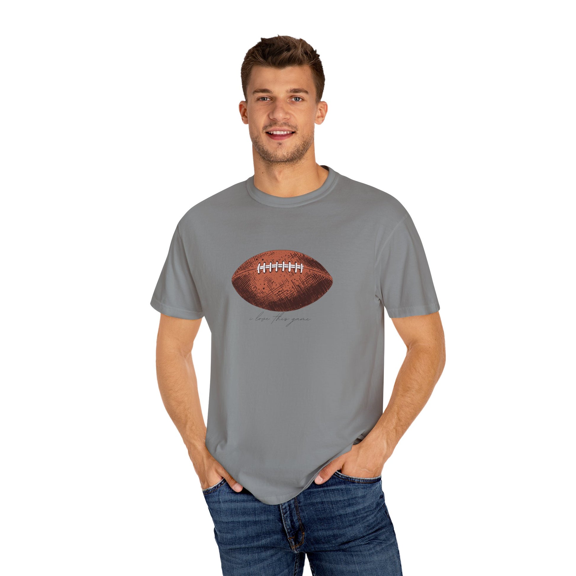 Vintage Football Graphic T-Shirt — Classic Gridiron Tee sport