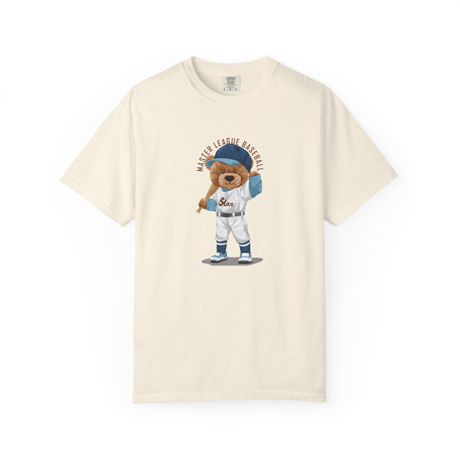 Baseball Bear T-Shirt — Cute Batter Teddy Graphic Tee (Team Spirit, Fan Gift) lifestyle