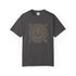 Gray sacred geometry graphic t-shirt