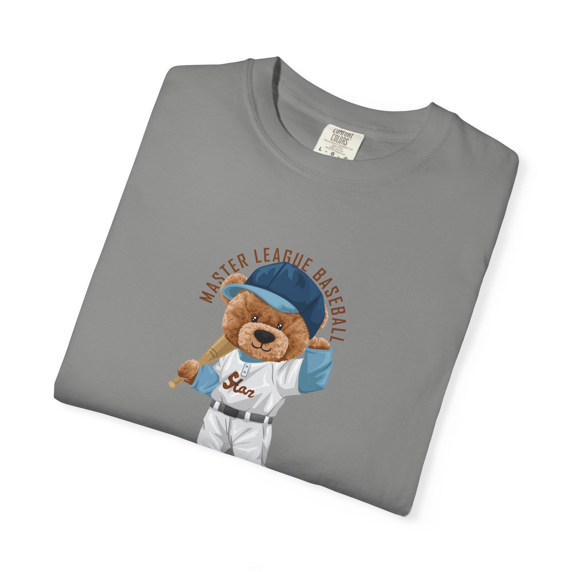 Baseball Bear T-Shirt — Cute Batter Teddy Graphic Tee (Team Spirit, Fan Gift) lifestyle