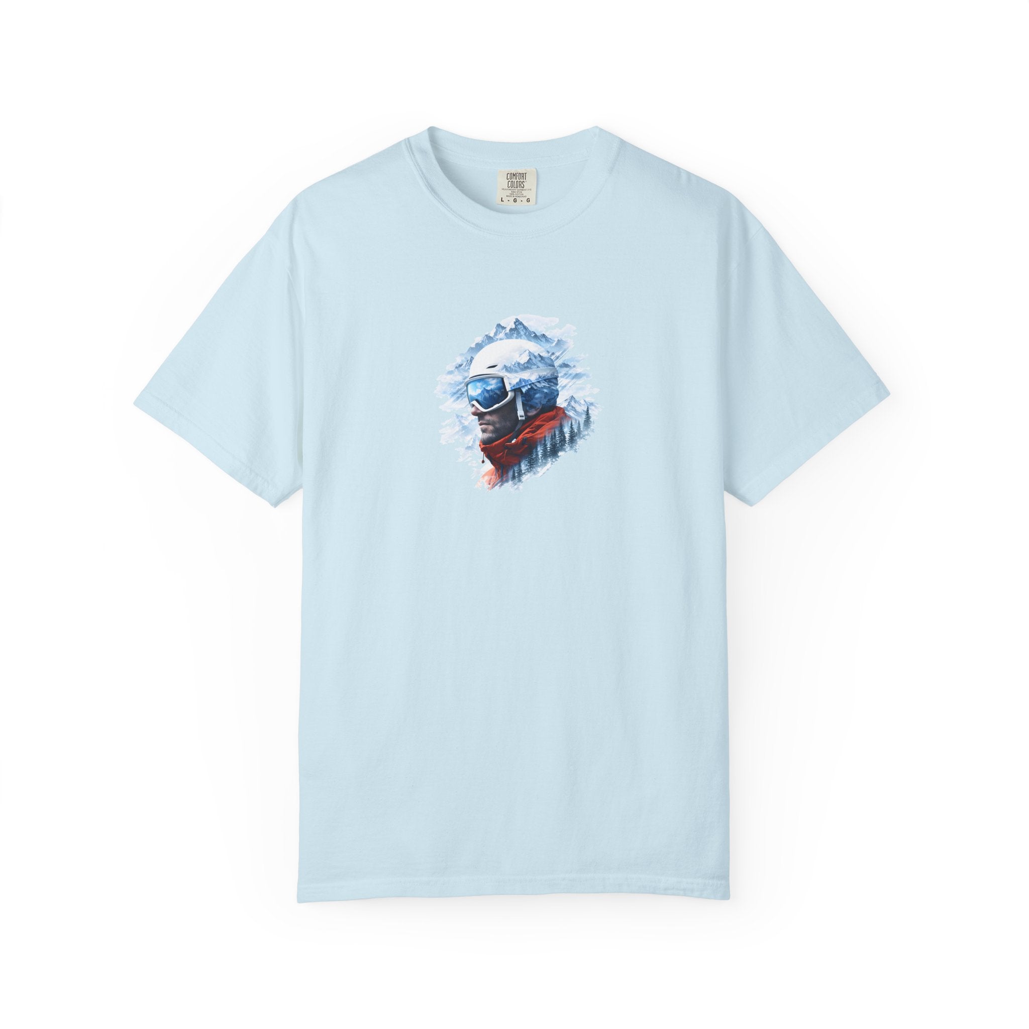Aviator Helmet Watercolor T-Shirt — Retro Pilot Flight Graphic Tee