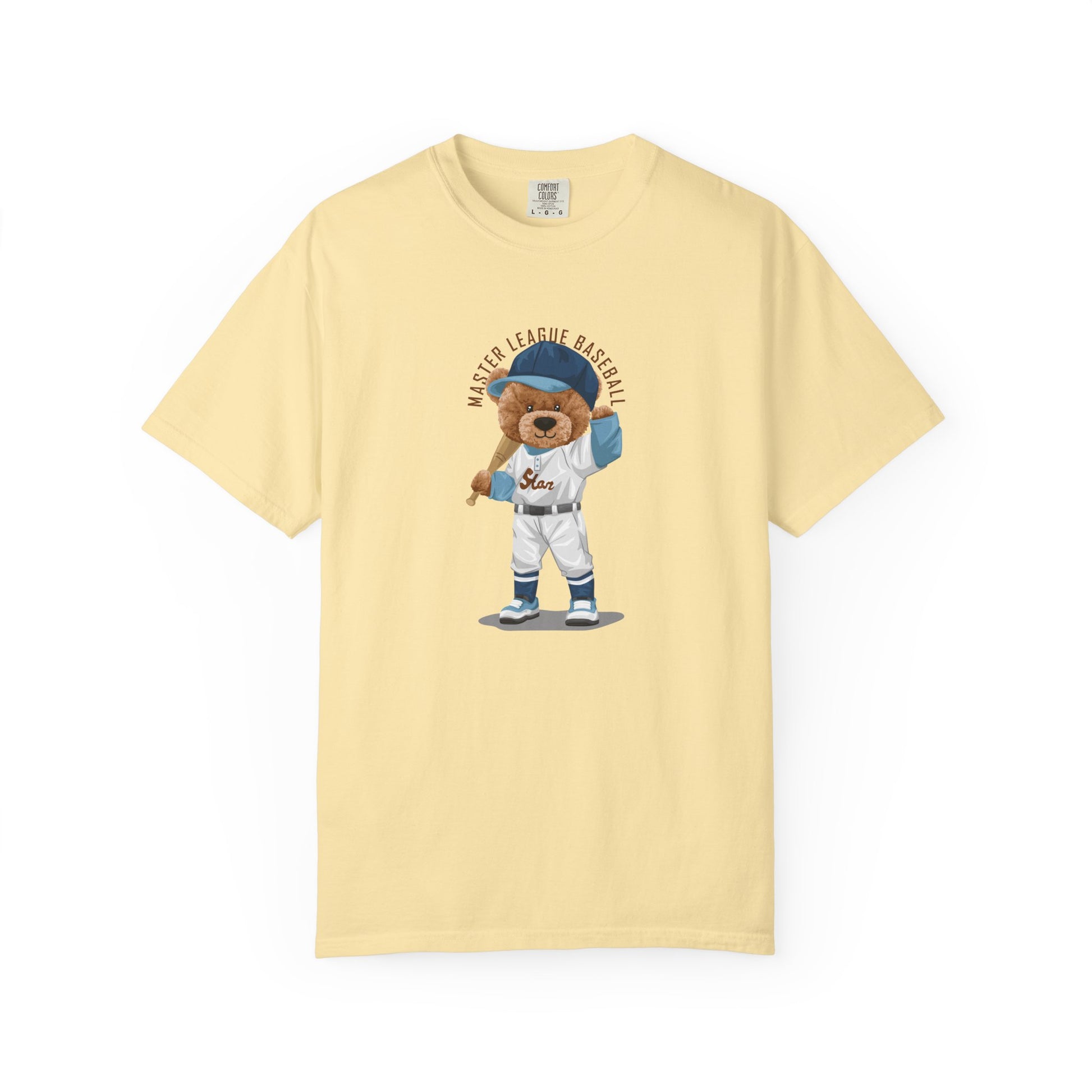 Baseball Bear T-Shirt — Cute Batter Teddy Graphic Tee (Team Spirit, Fan Gift) lifestyle
