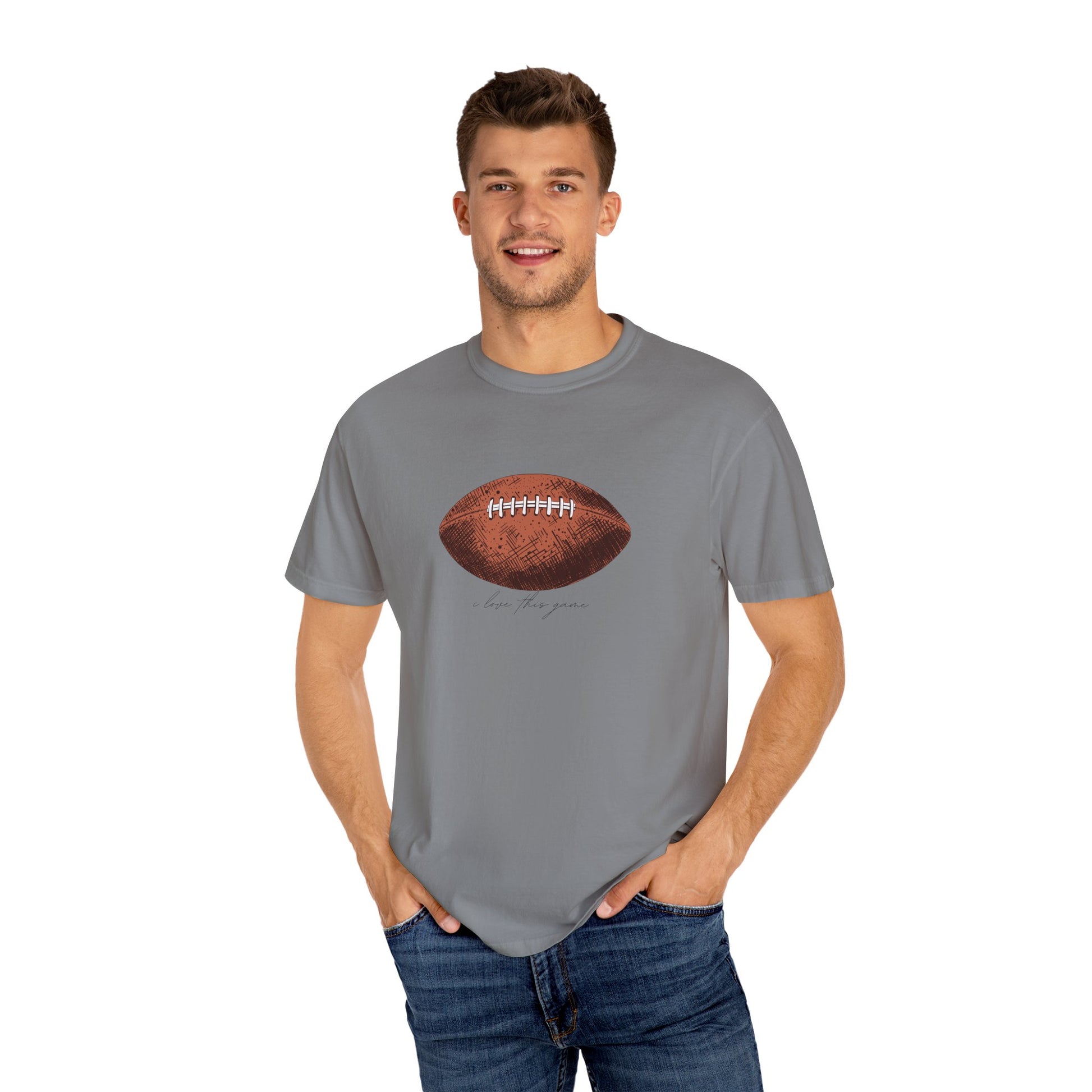 Vintage Football Graphic T-Shirt — Classic Gridiron Tee sport