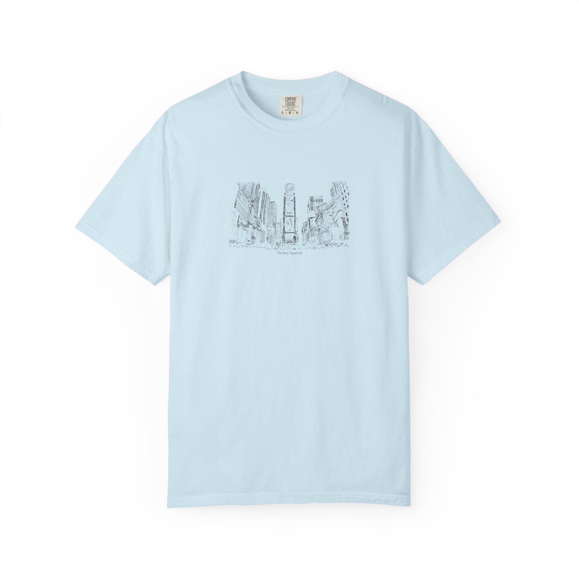 City Sketch T-Shirt – Minimal New York Skyline Drawing Tee