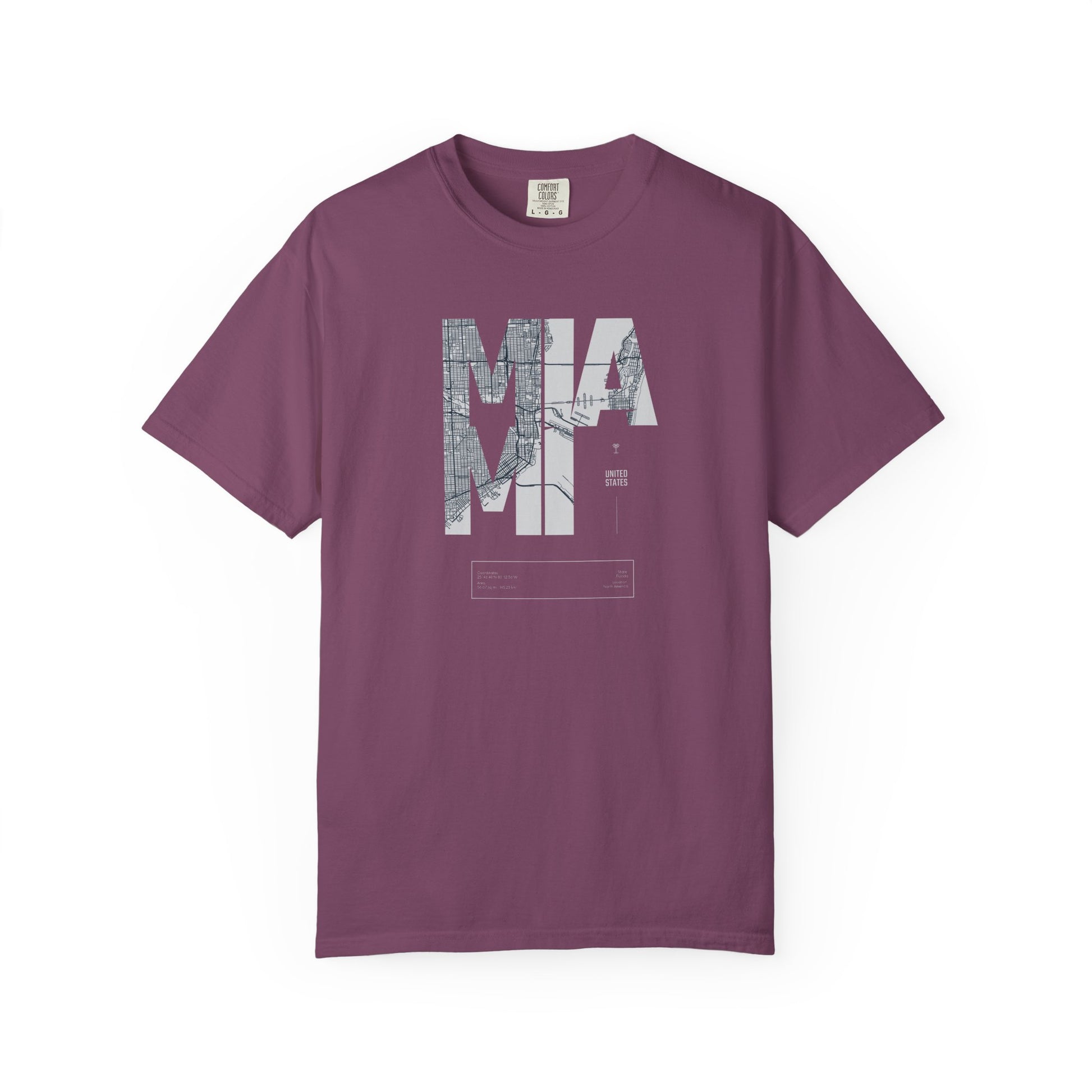 MIA Surf Photo Graphic T-Shirt — Distressed Beach Vibes Tee