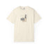 Beige t-shirt with a graphic design 