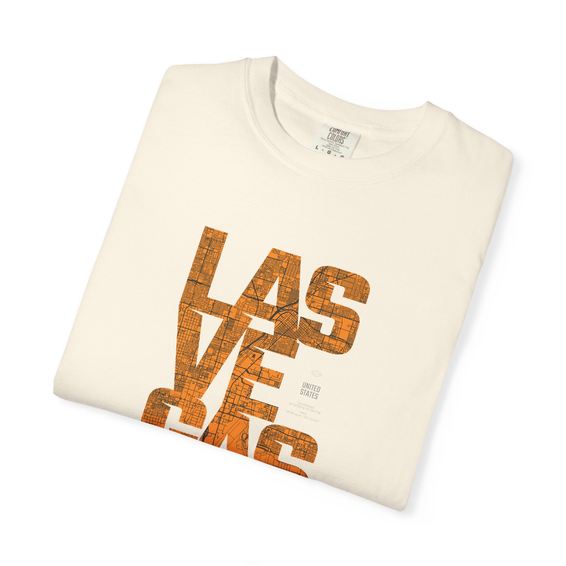Las Vegas Vintage Text T-Shirt — Retro Desert Casino Tee