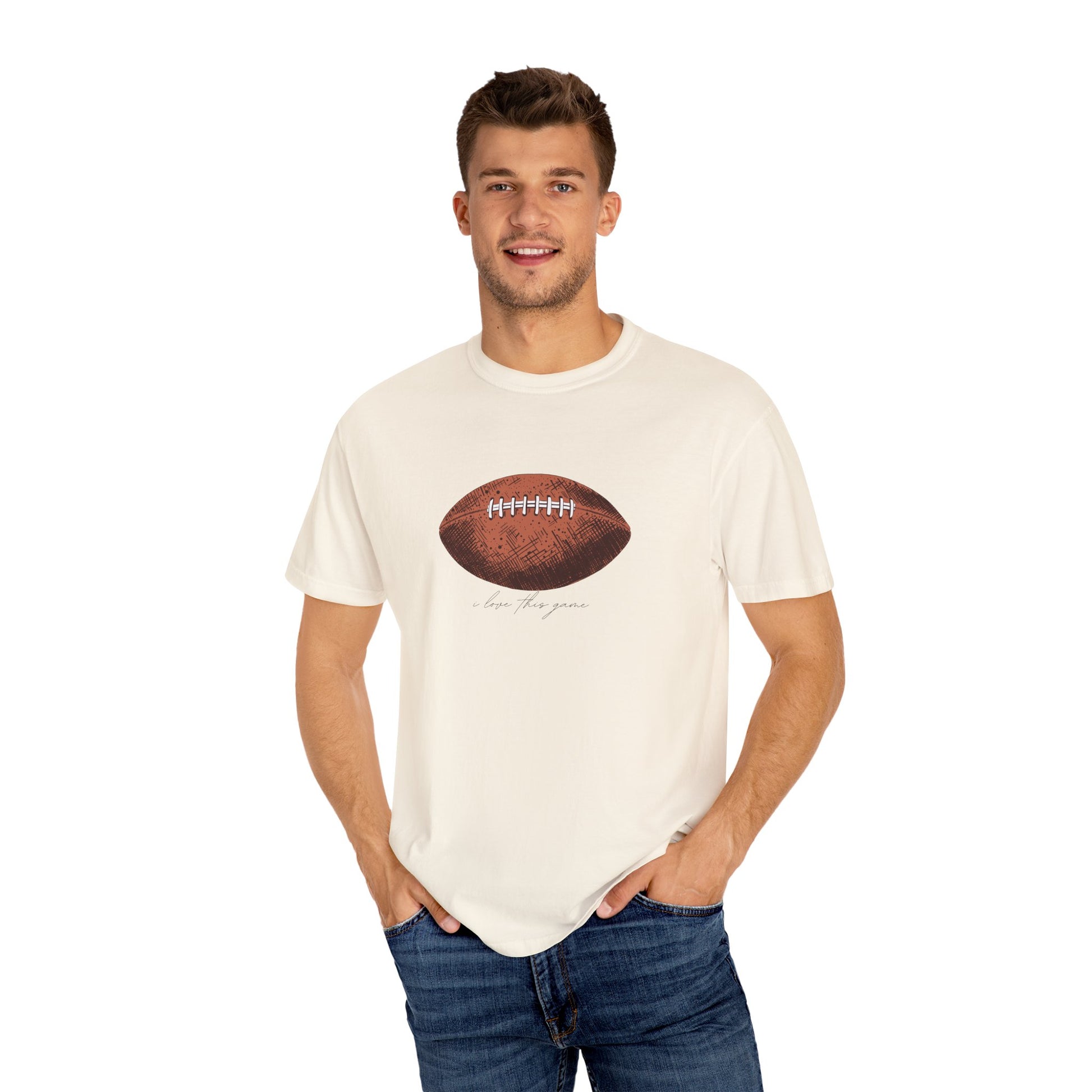 Vintage Football Graphic T-Shirt — Classic Gridiron Tee sport
