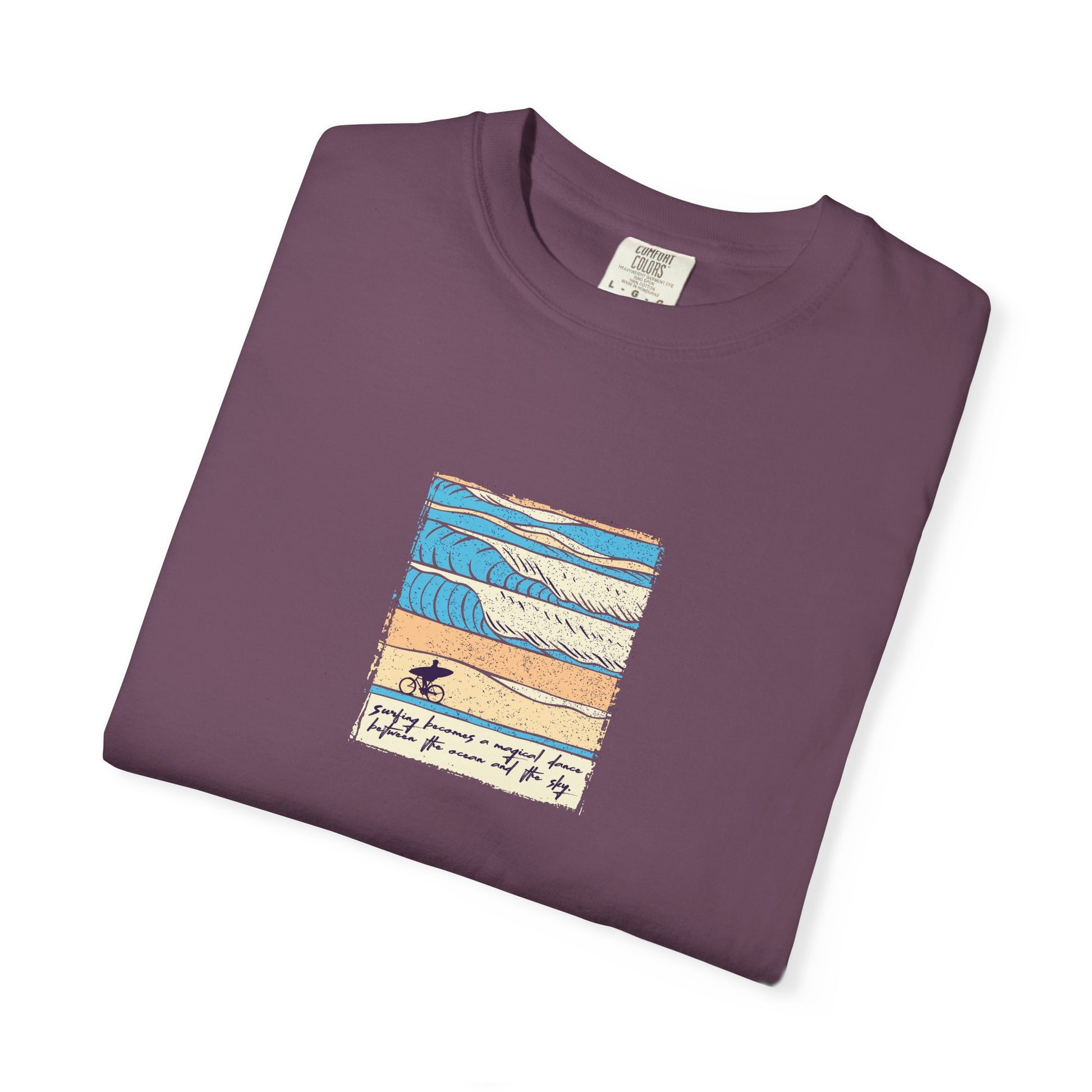 Vintage Beach Stripes Graphic T-Shirt