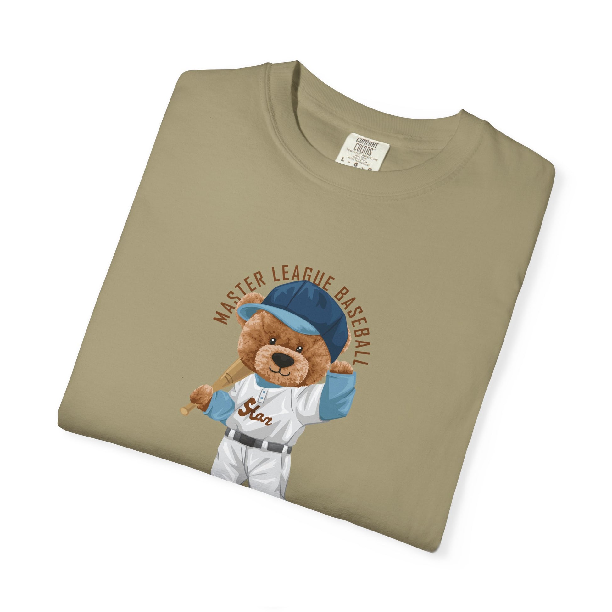 Baseball Bear T-Shirt — Cute Batter Teddy Graphic Tee (Team Spirit, Fan Gift) lifestyle