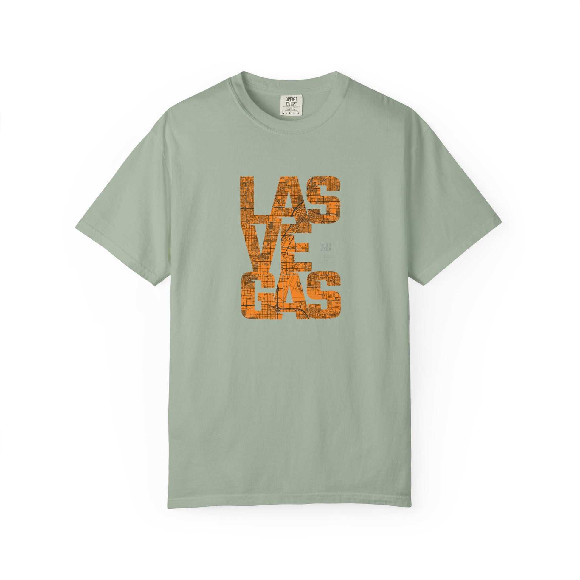 Las Vegas Vintage Text T-Shirt — Retro Desert Casino Tee