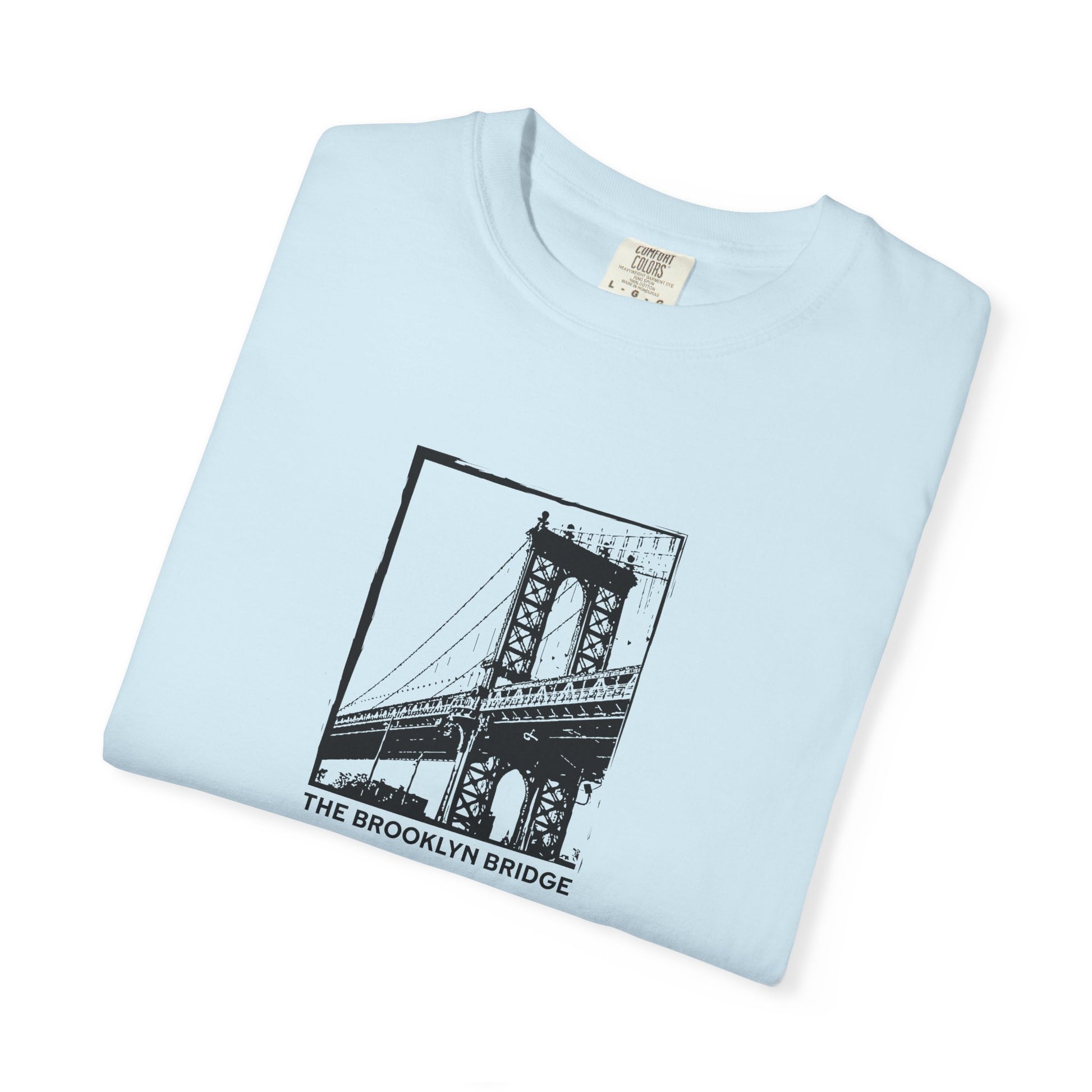 Brooklyn Bridge Sketch T-Shirt — Vintage Cityscape Tee