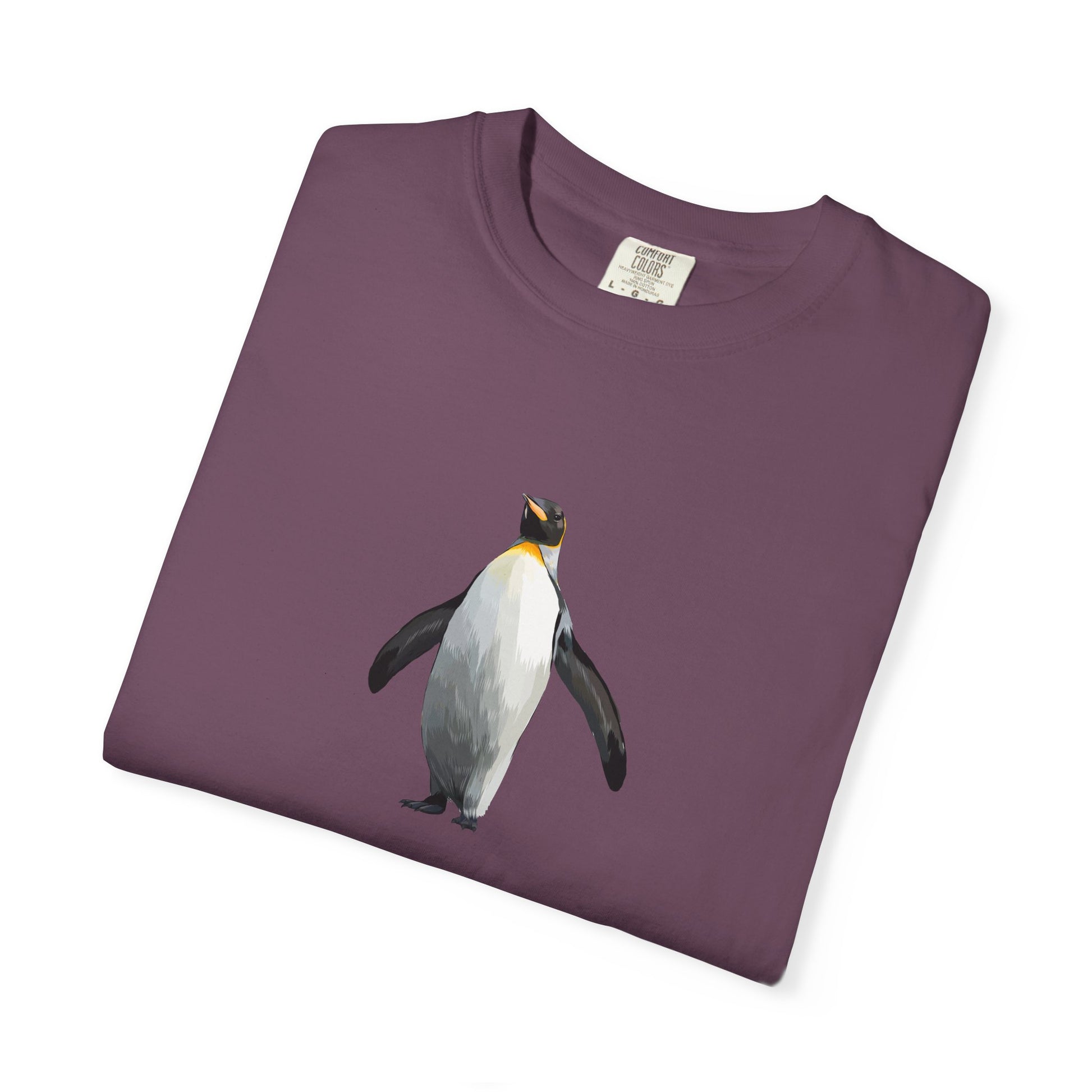 Penguin Graphic T-Shirt – Minimal King Penguin Illustration world